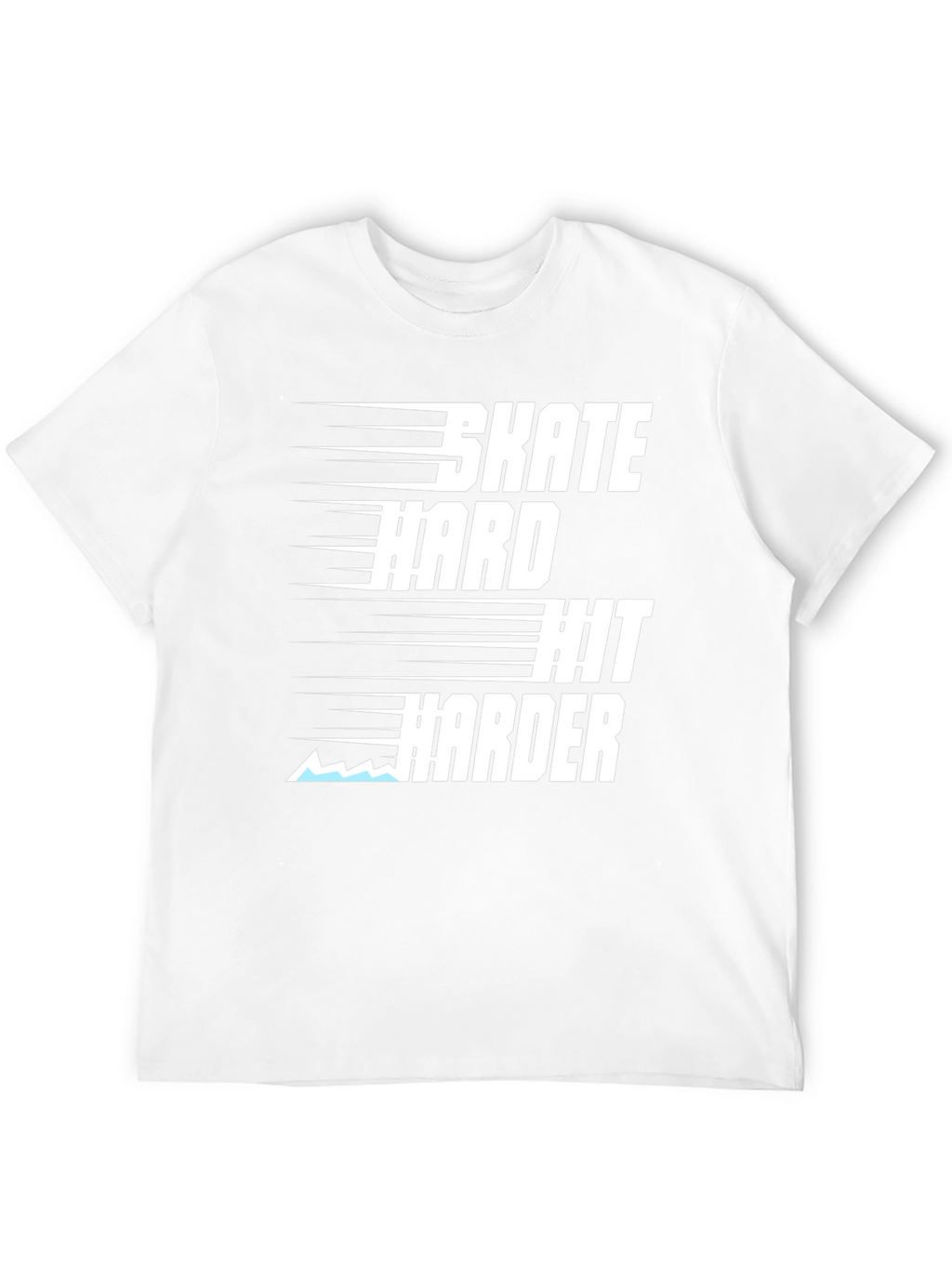 Skate Hard Hit Harder Graphic Tee