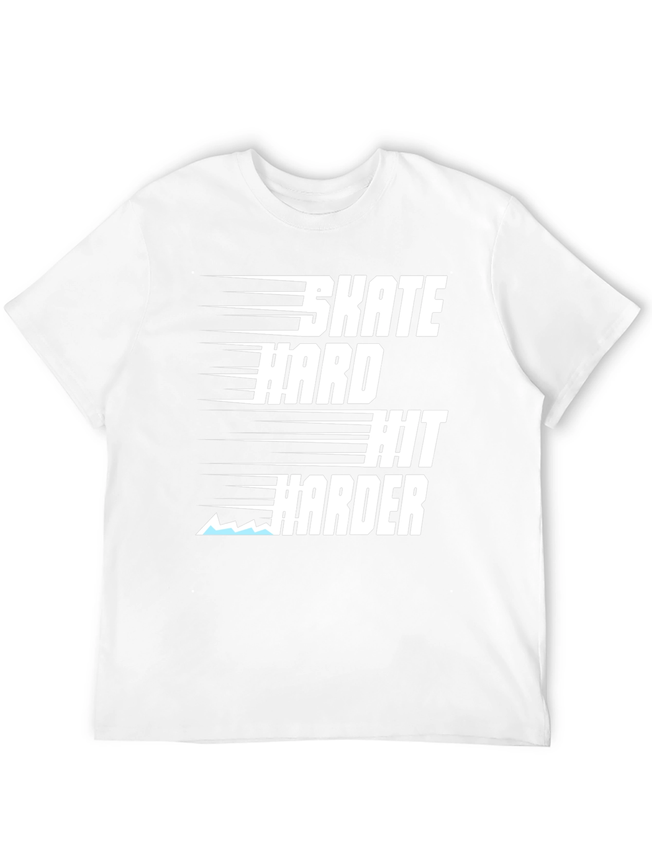 Skate Hard Hit Harder Graphic Tee