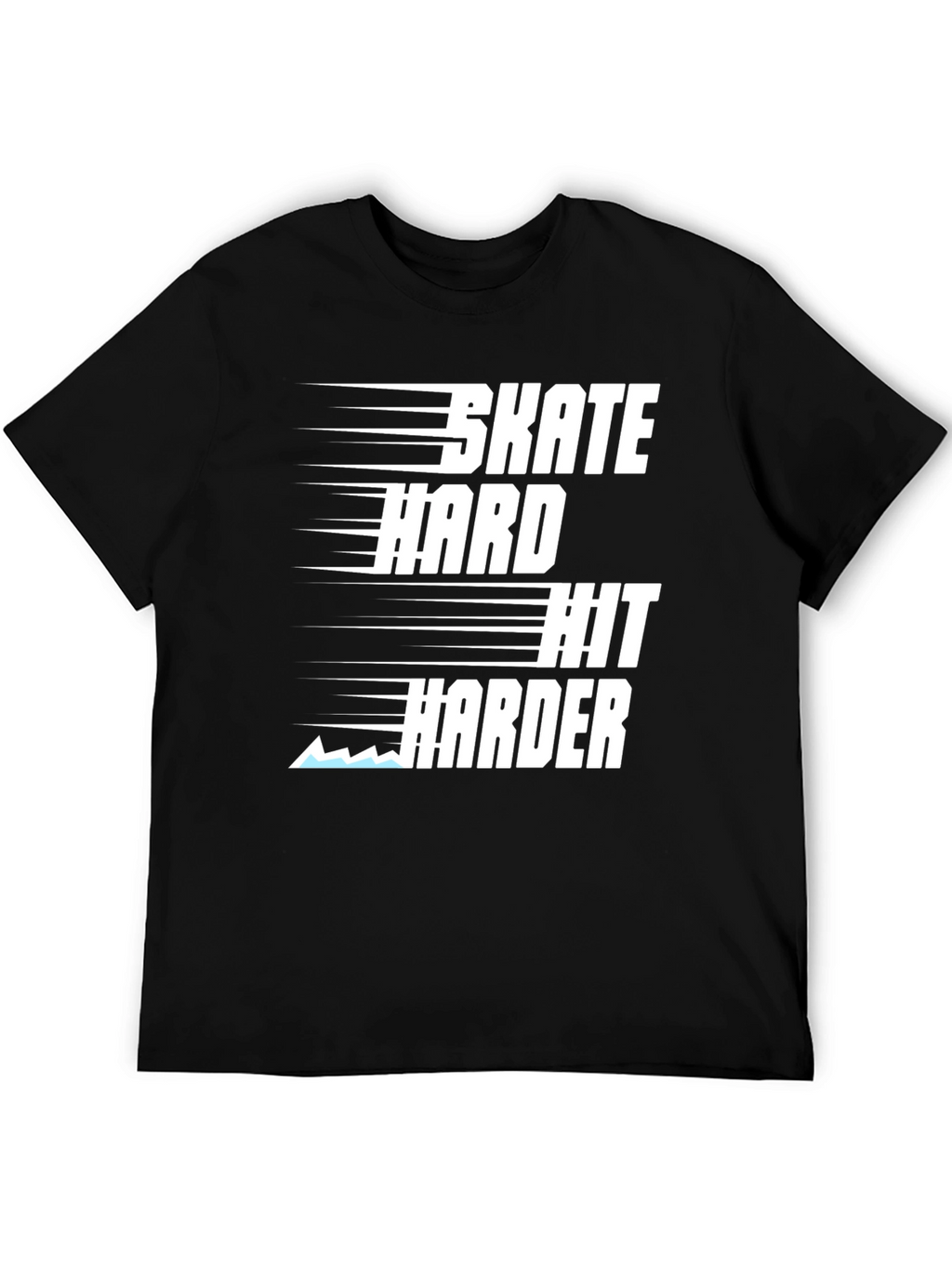 Skate Hard Hit Harder Graphic Tee