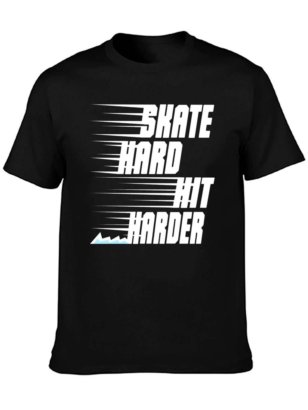 Skate Hard Hit Harder Graphic Tee
