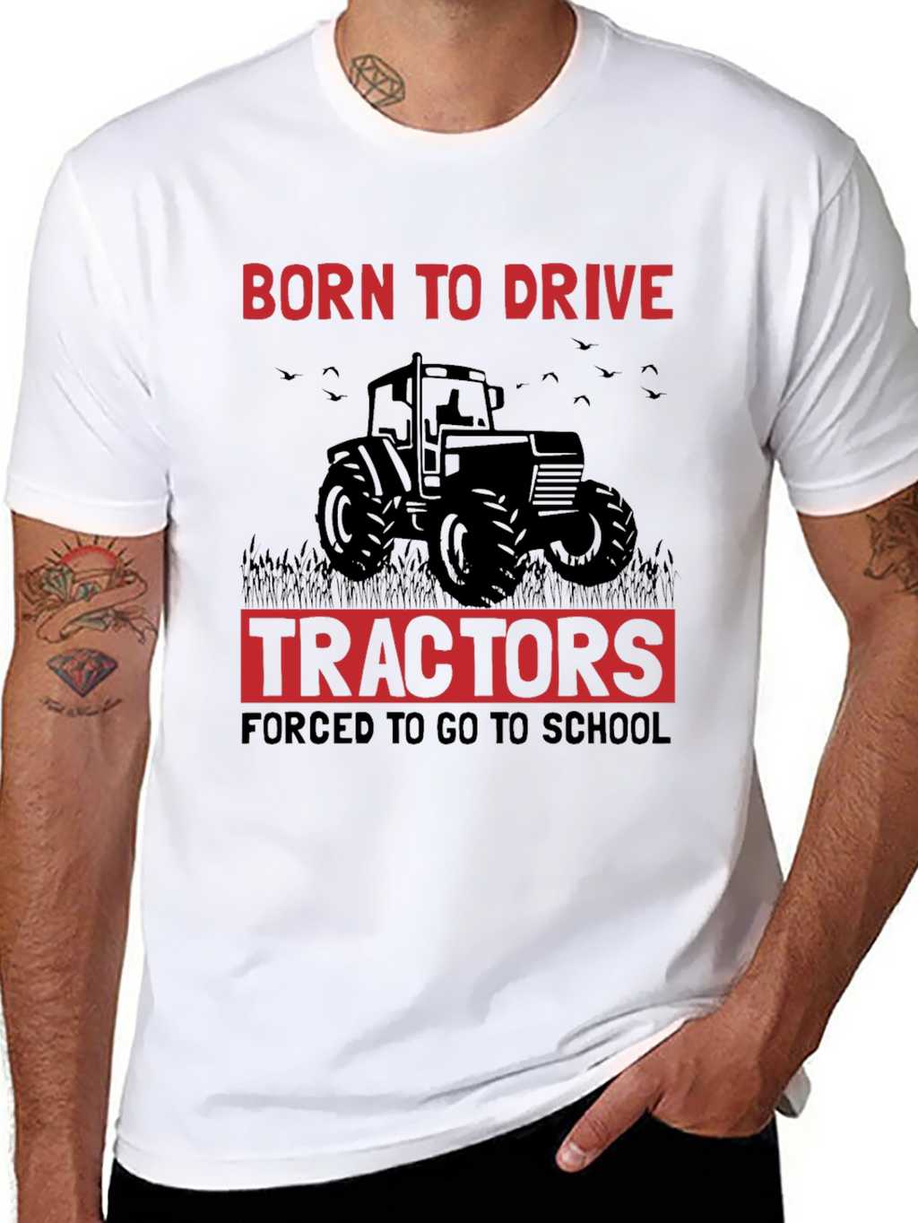 Born To Drive Tractors T-Shirt