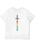 Dice Sword T-Shirt: RPG Gamer Tee