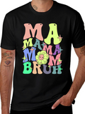 Mama Mom Bruh Graphic T-Shirt