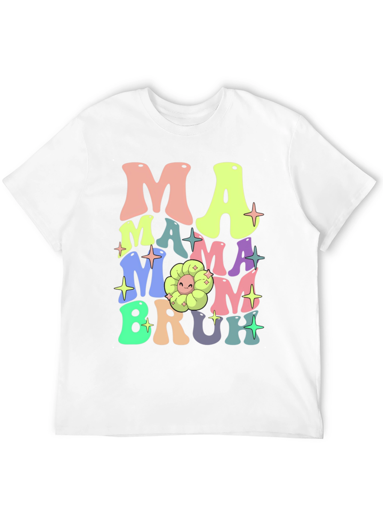 Mama Mom Bruh Graphic T-Shirt