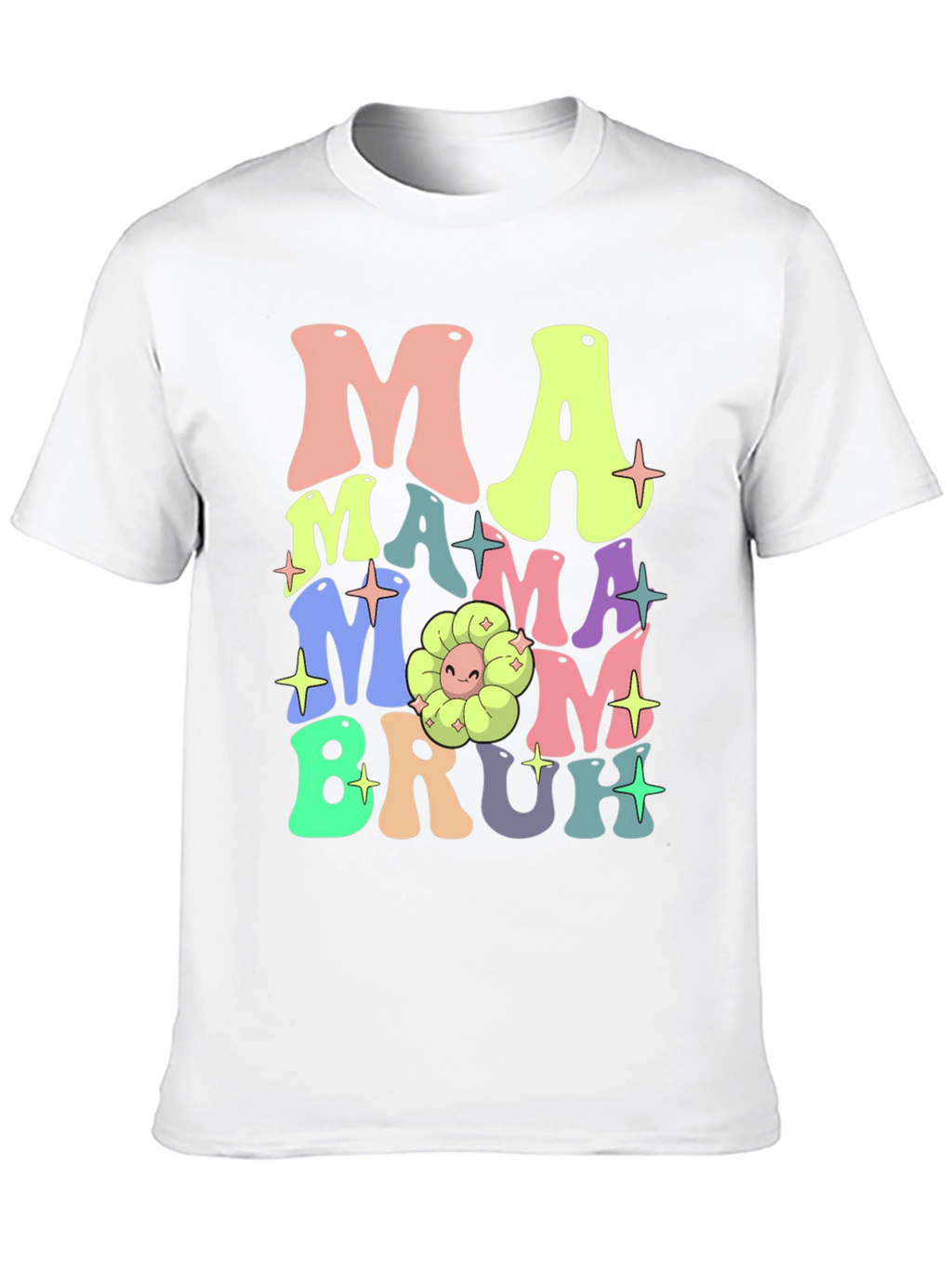 Mama Mom Bruh Graphic T-Shirt