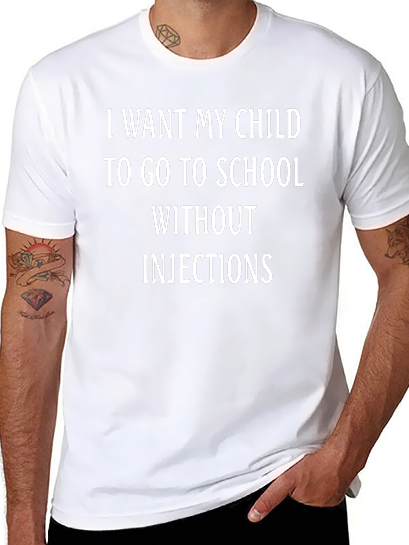 School Injection T-Shirt - Anti Vax Tee