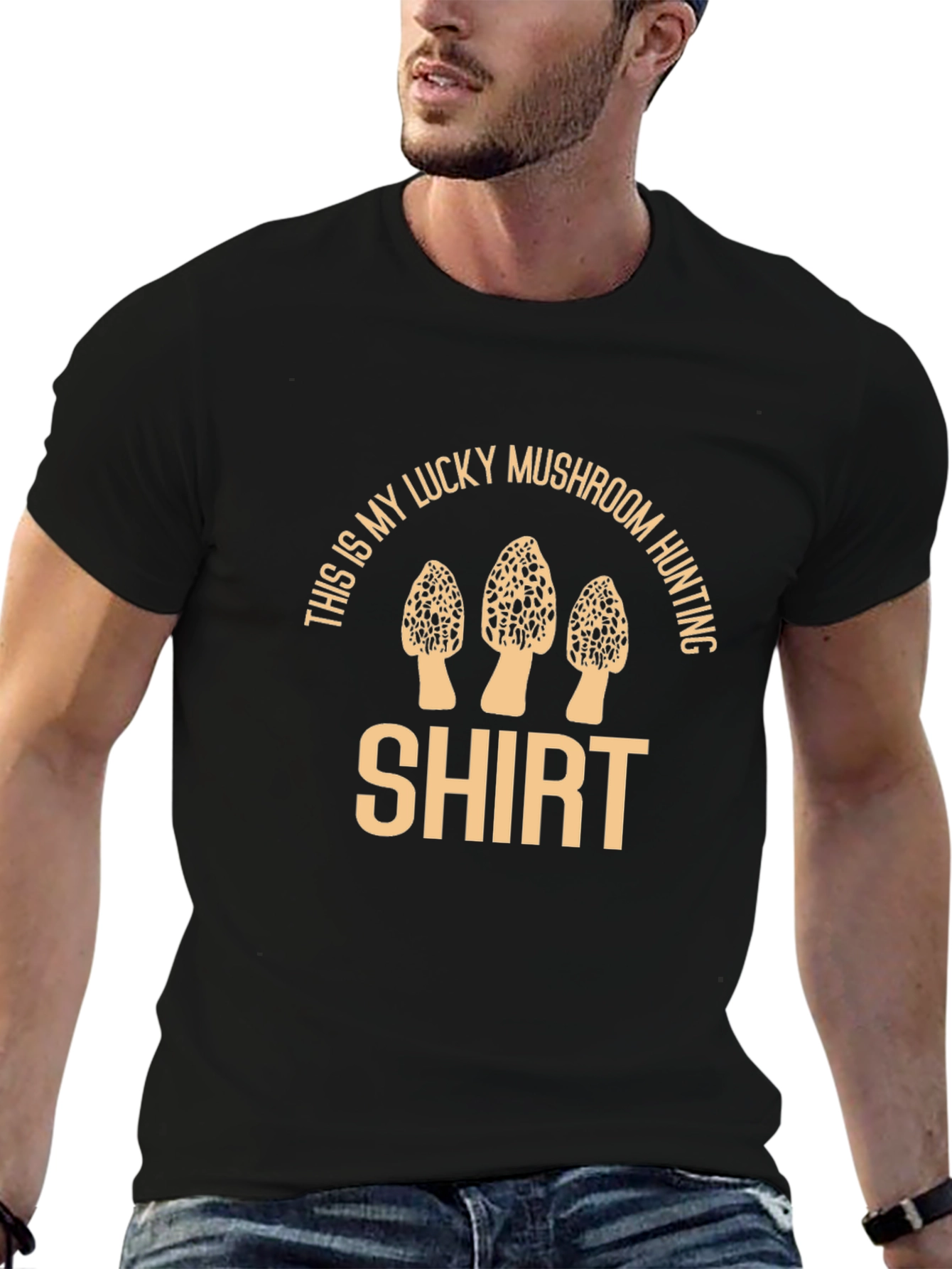Lucky Mushroom Hunting Graphic Tee