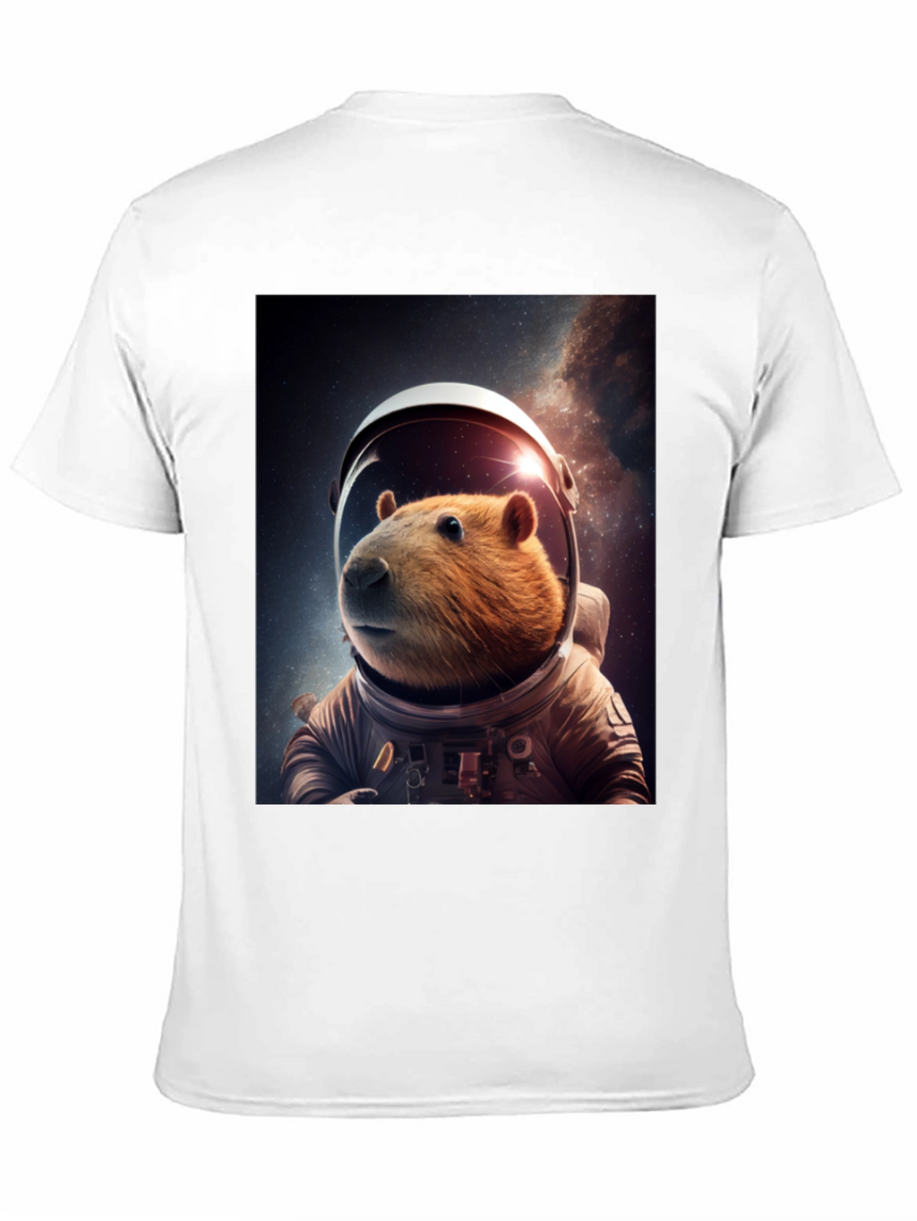 Astronaut Capybara Graphic Tee