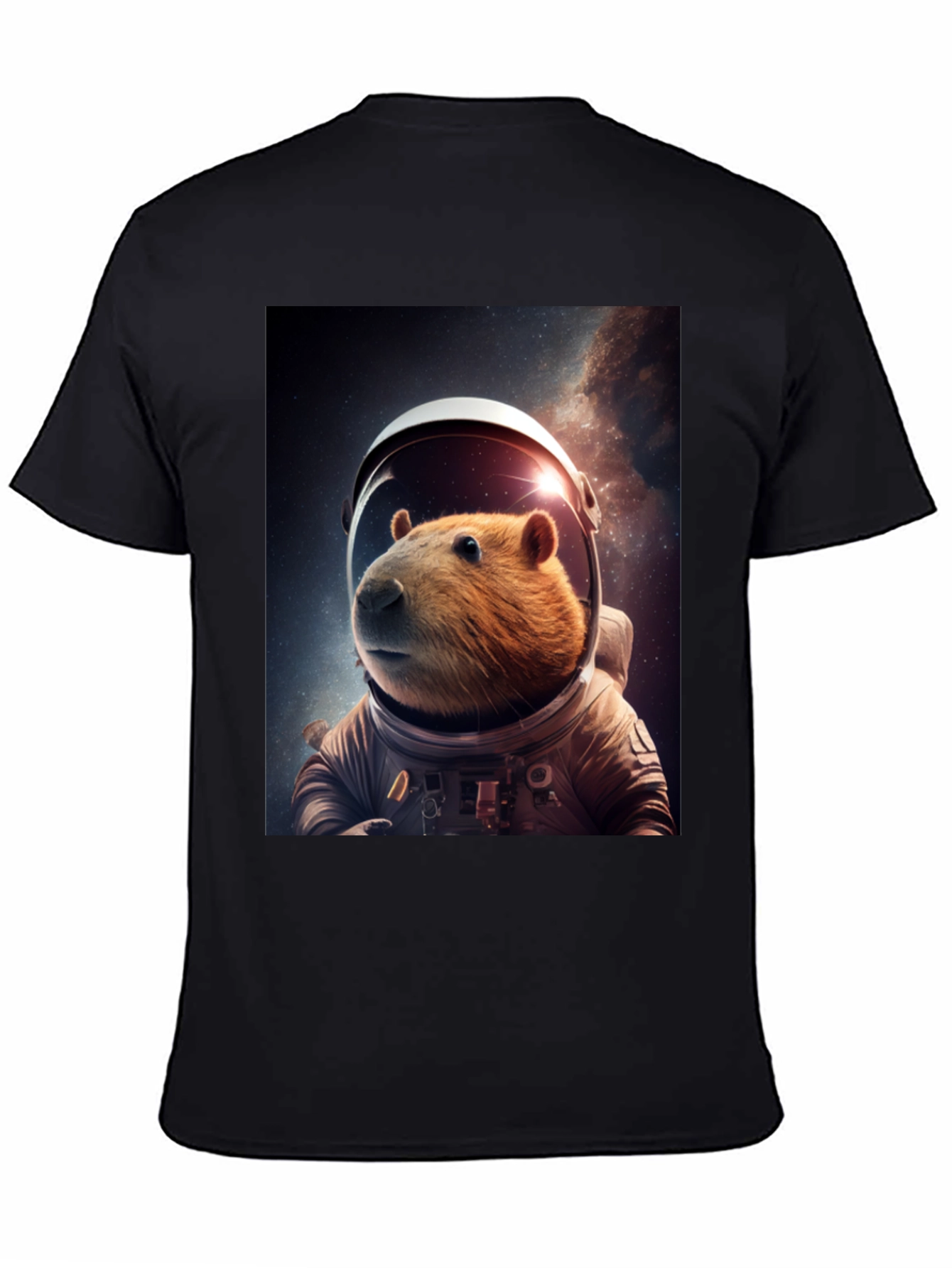 Astronaut Capybara Graphic Tee