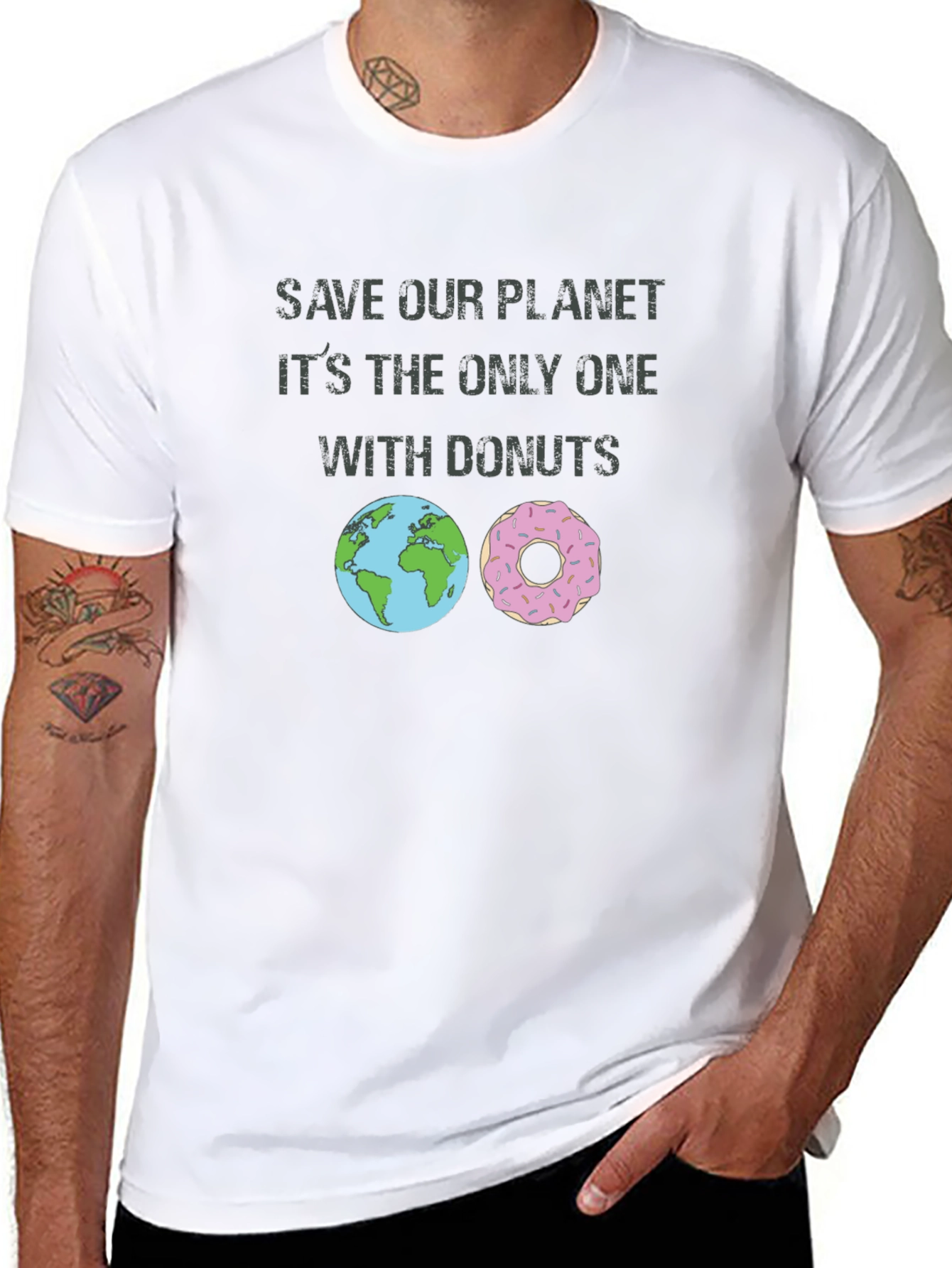 Save Our Planet Donuts Graphic Tee
