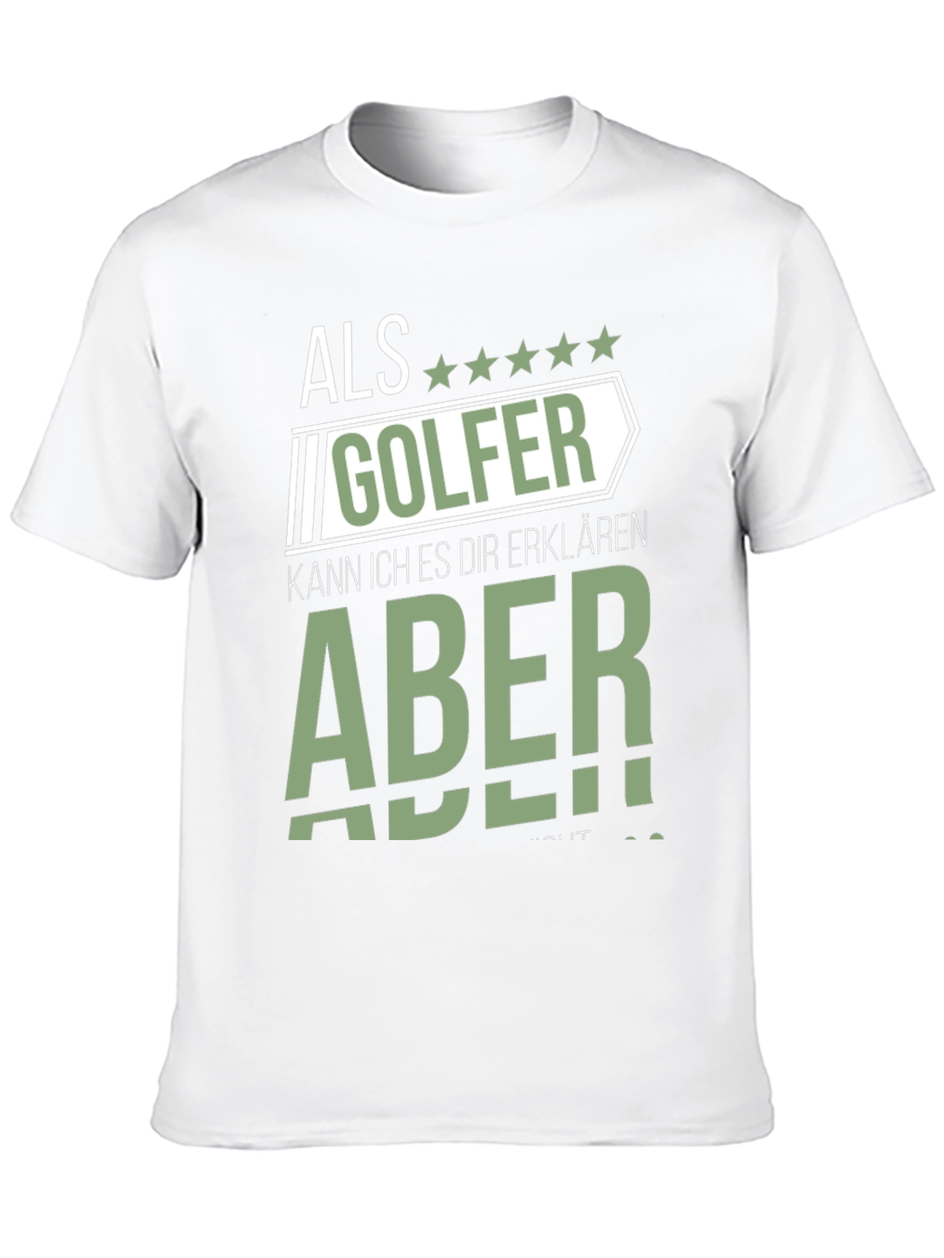 Als Golfer Funny Graphic T-Shirt for Golf Lovers