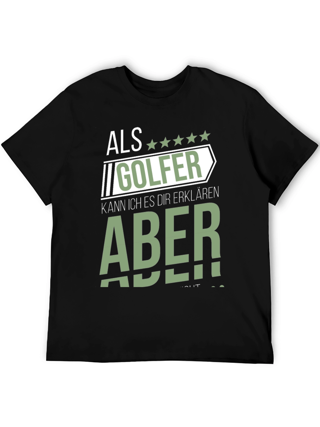 Als Golfer Funny Graphic T-Shirt for Golf Lovers