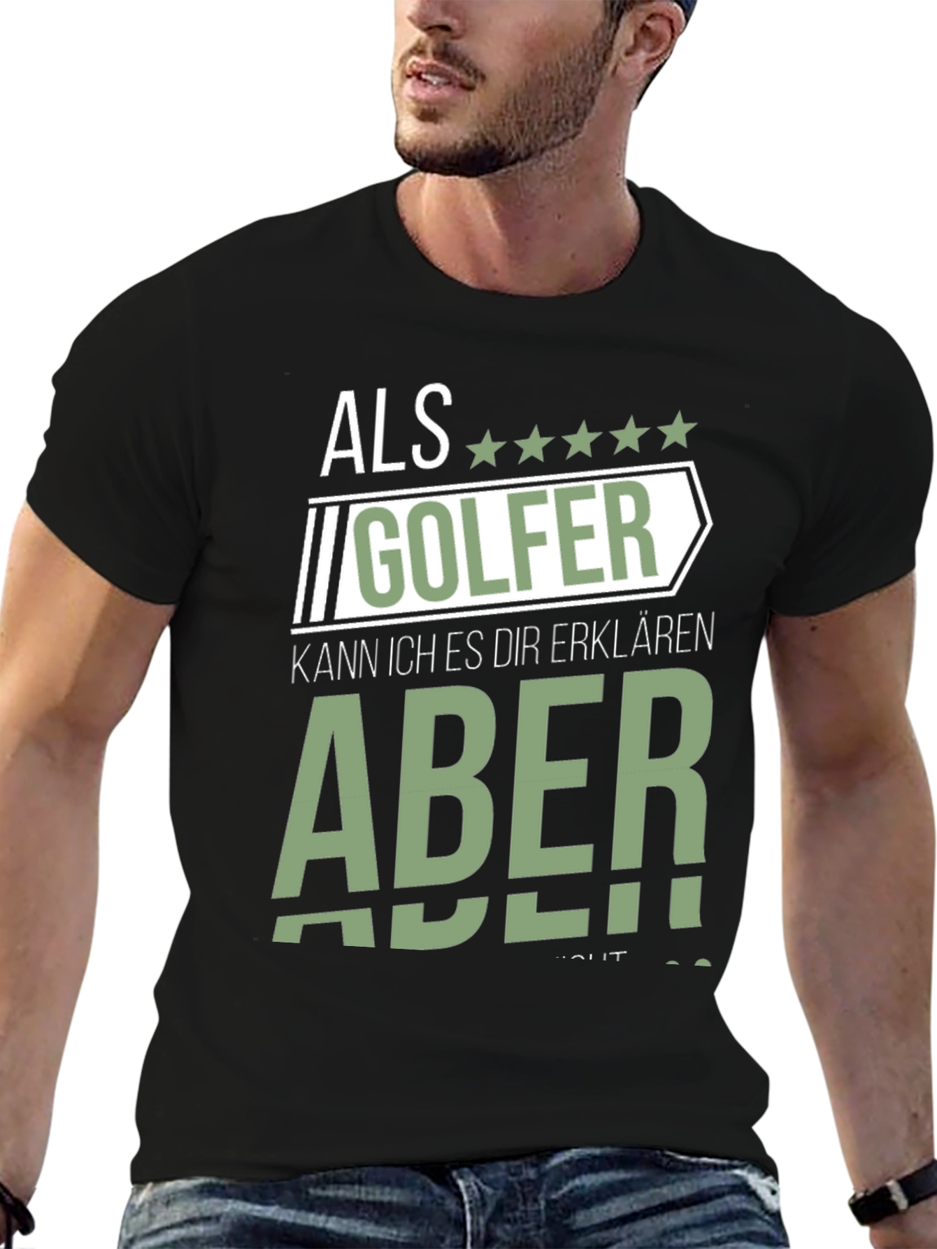 Als Golfer Funny Graphic T-Shirt for Golf Lovers