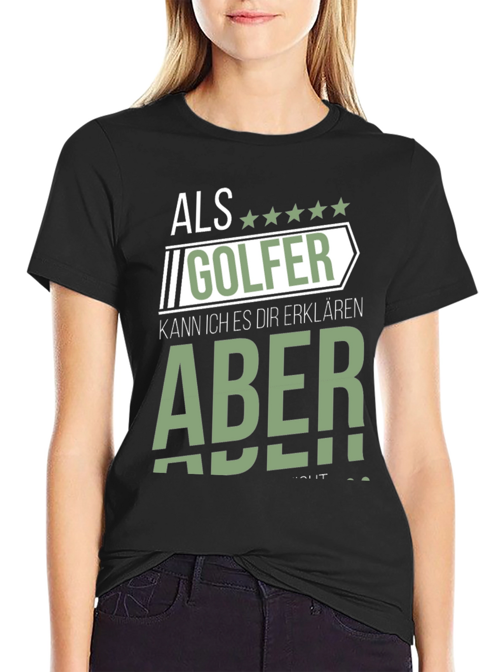 Als Golfer Funny Graphic T-Shirt for Golf Lovers