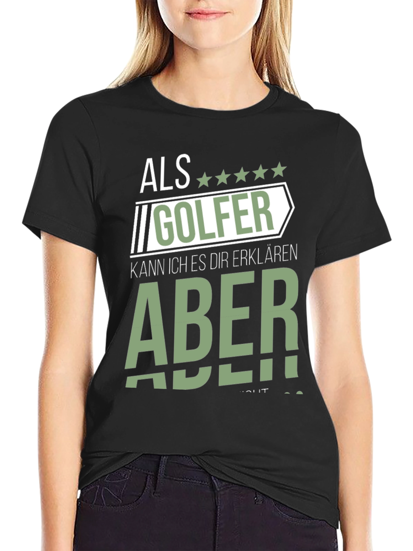 Als Golfer Funny Graphic T-Shirt for Golf Lovers