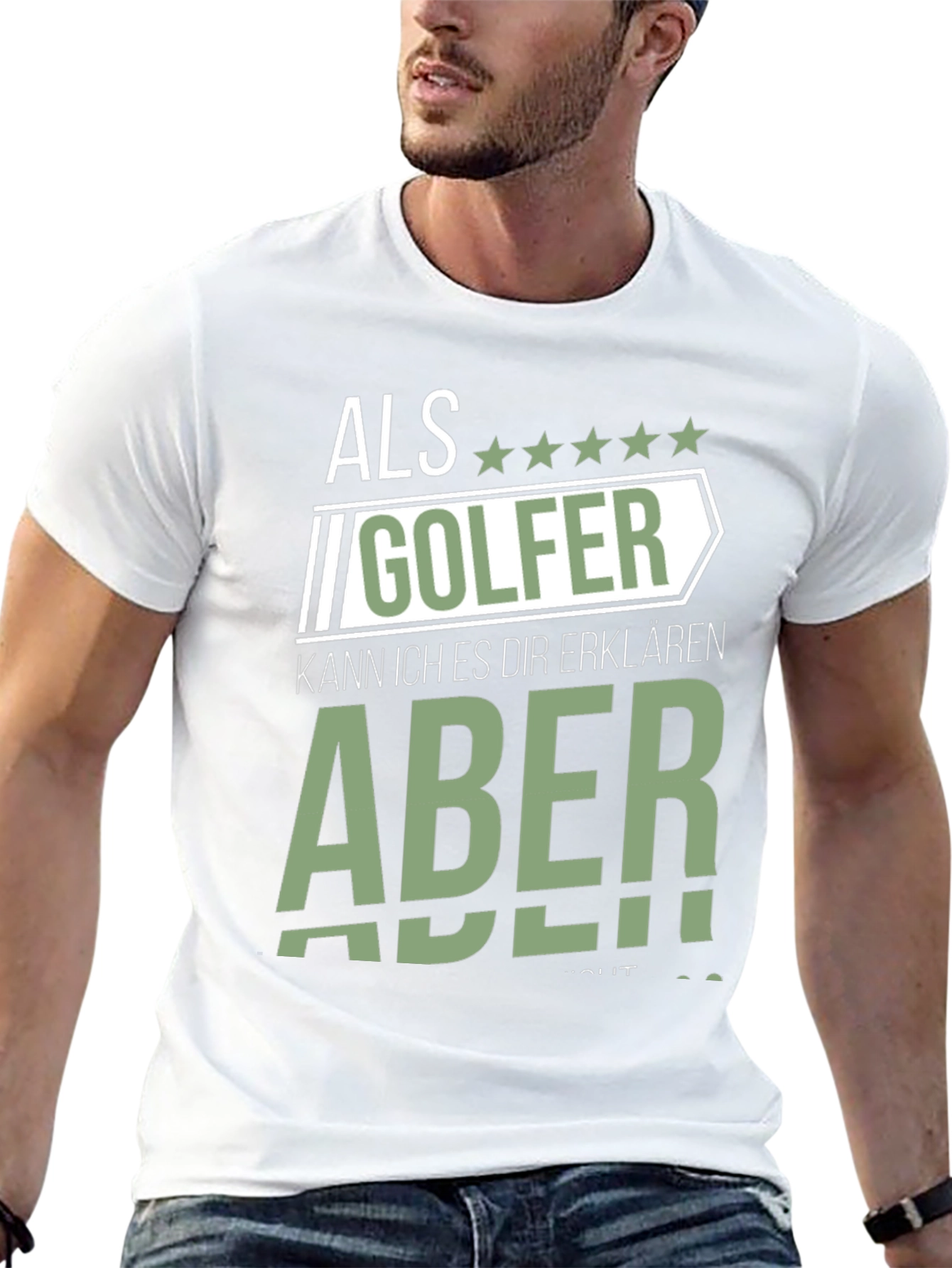 Als Golfer Funny Graphic T-Shirt for Golf Lovers