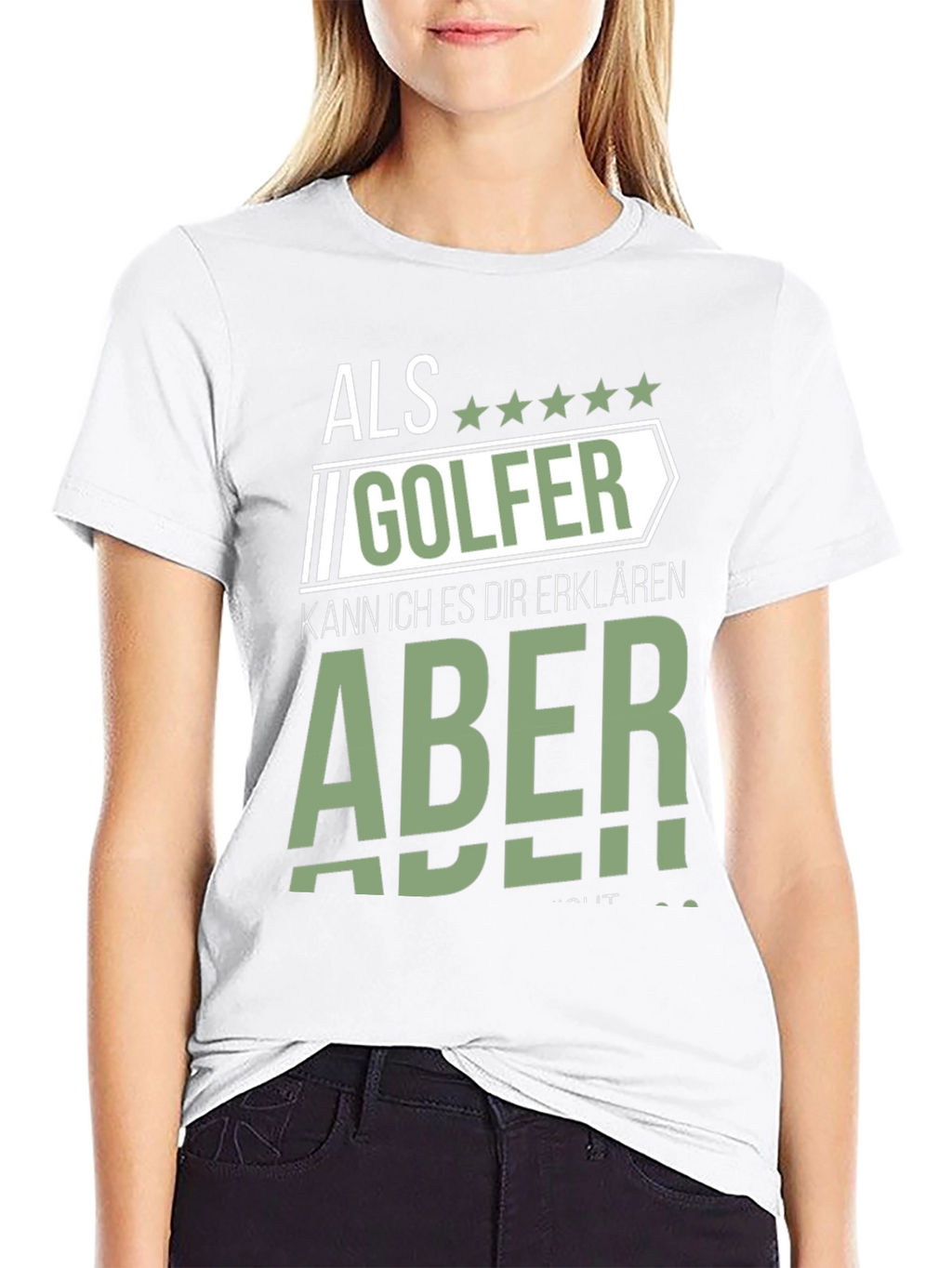 Als Golfer Funny Graphic T-Shirt for Golf Lovers