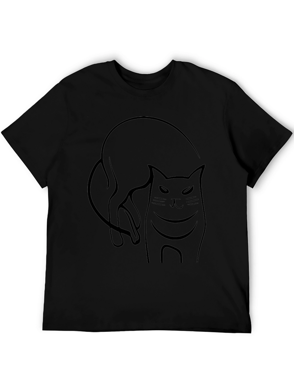 Black Cat Graphic Tee - Mens Comfort Fit