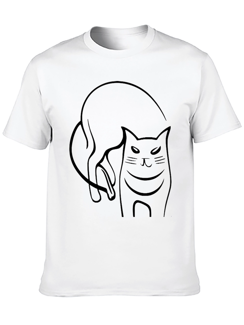 Black Cat Graphic Tee - Mens Comfort Fit