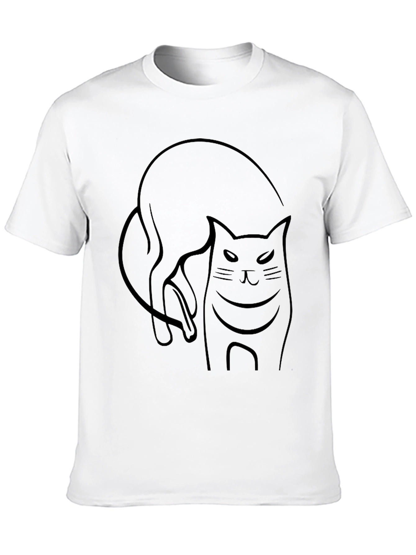 Black Cat Graphic Tee - Mens Comfort Fit
