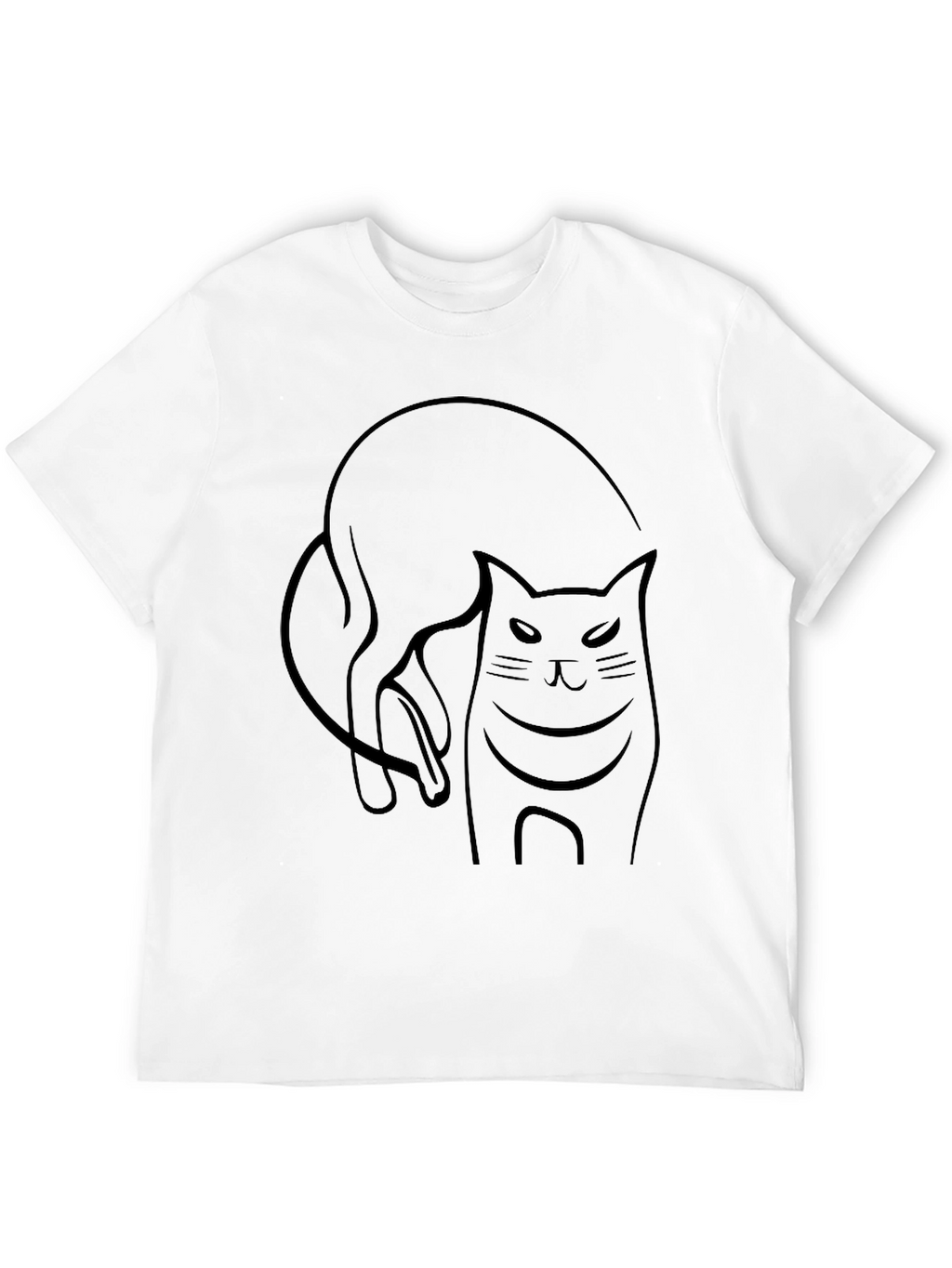 Black Cat Graphic Tee - Mens Comfort Fit