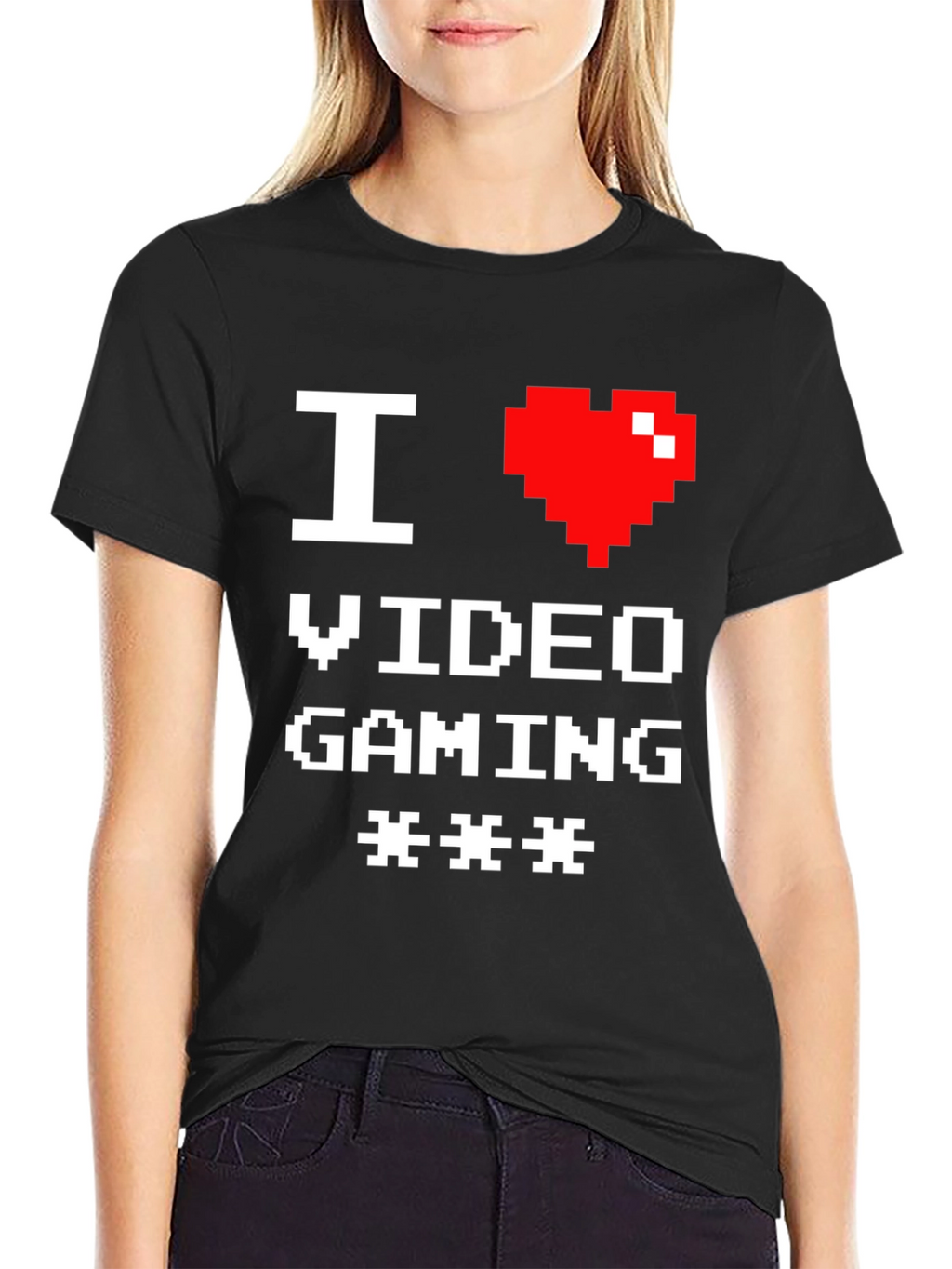 I Heart Video Gaming Black T-Shirt