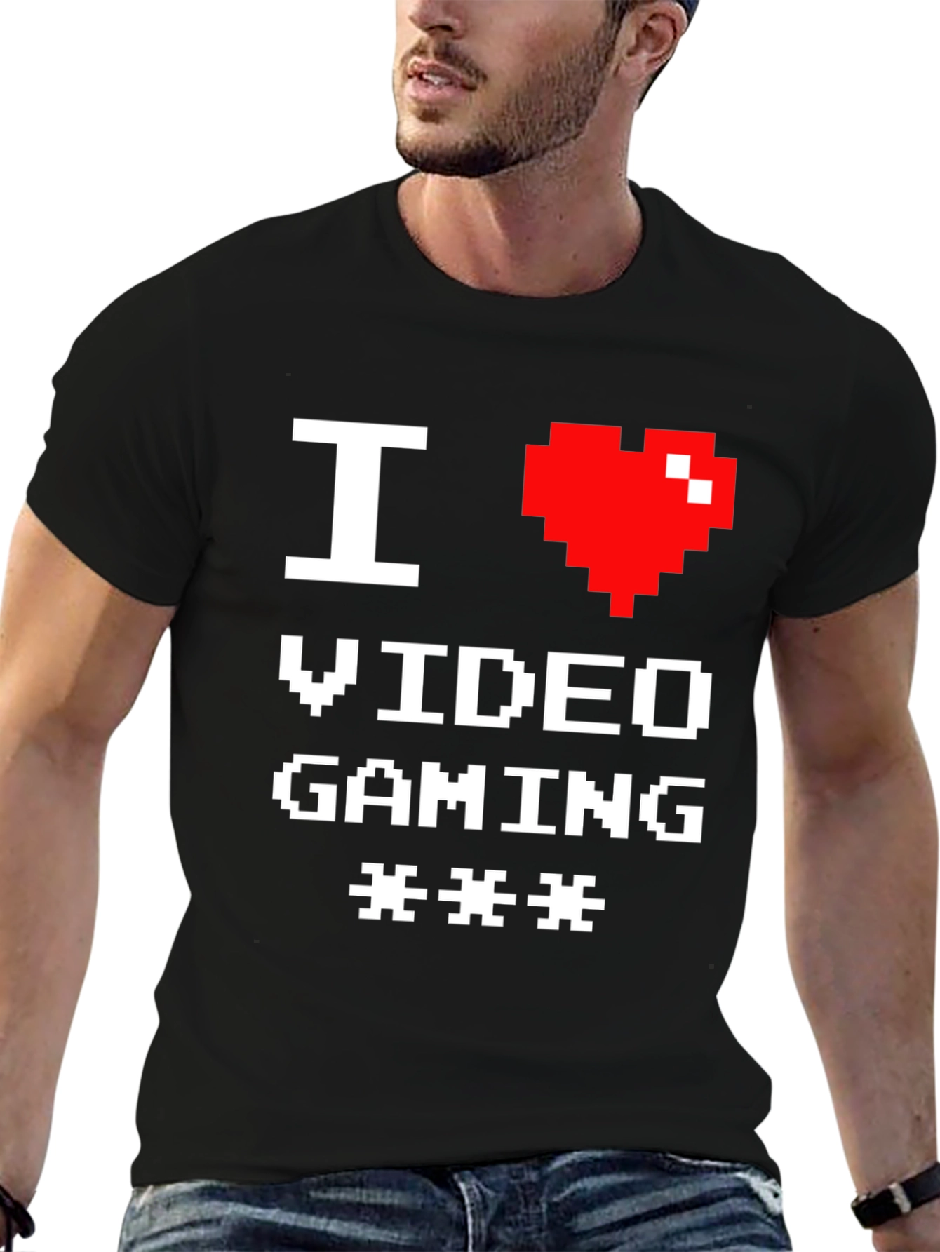 I Heart Video Gaming Black T-Shirt