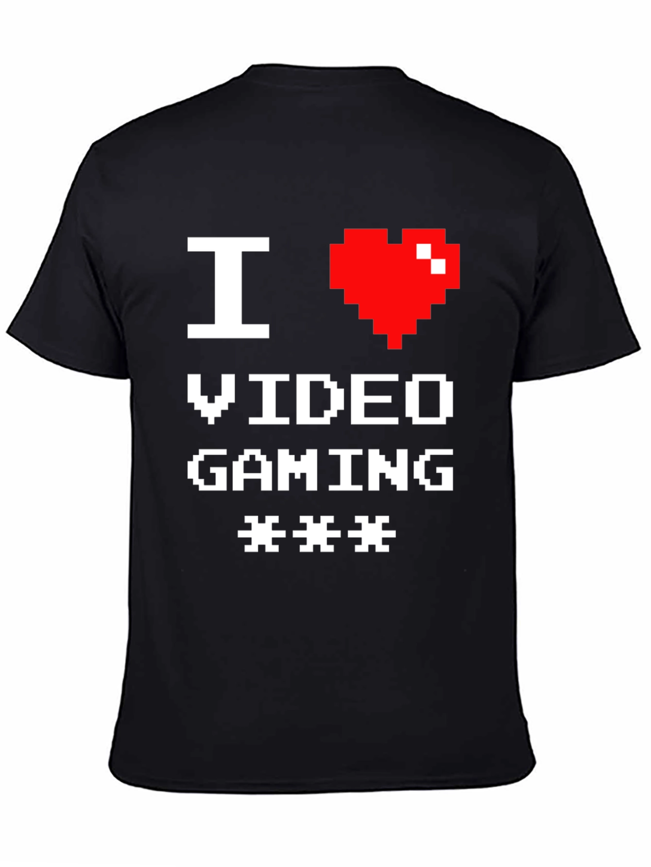 I Heart Video Gaming Black T-Shirt