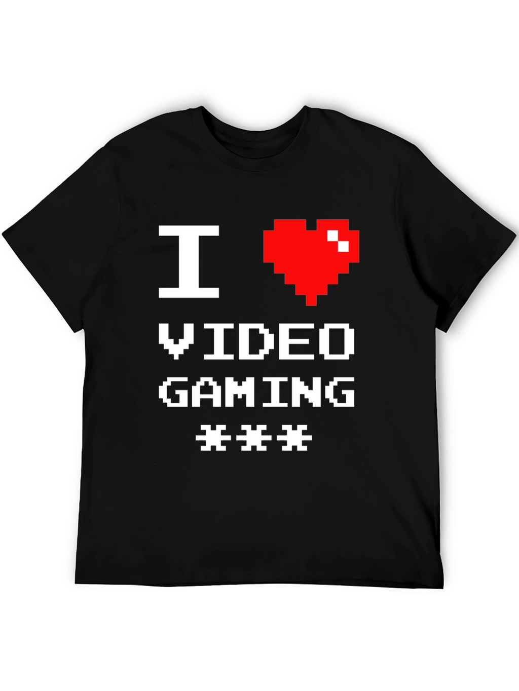 I Heart Video Gaming Black T-Shirt