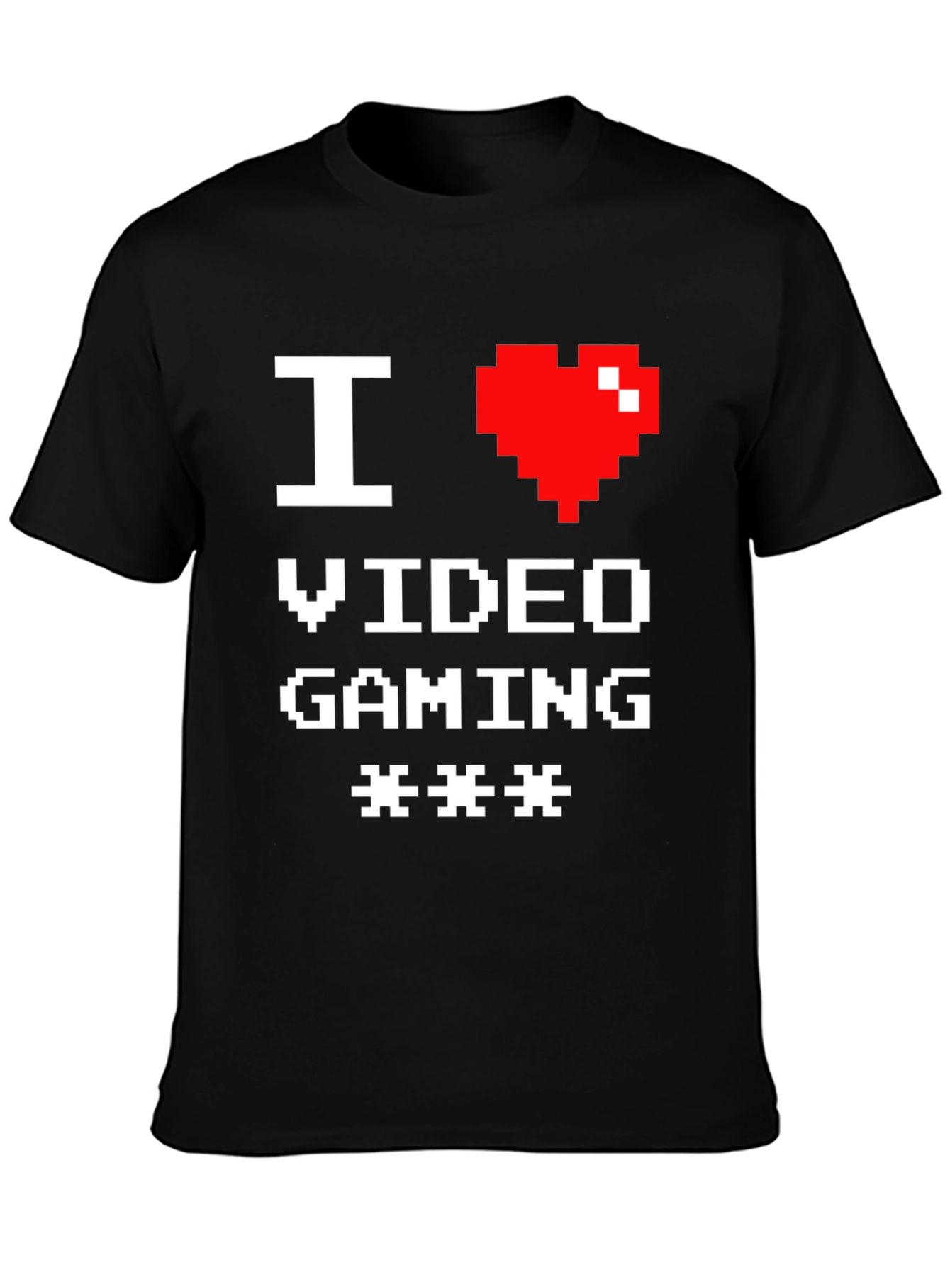 I Heart Video Gaming Black T-Shirt