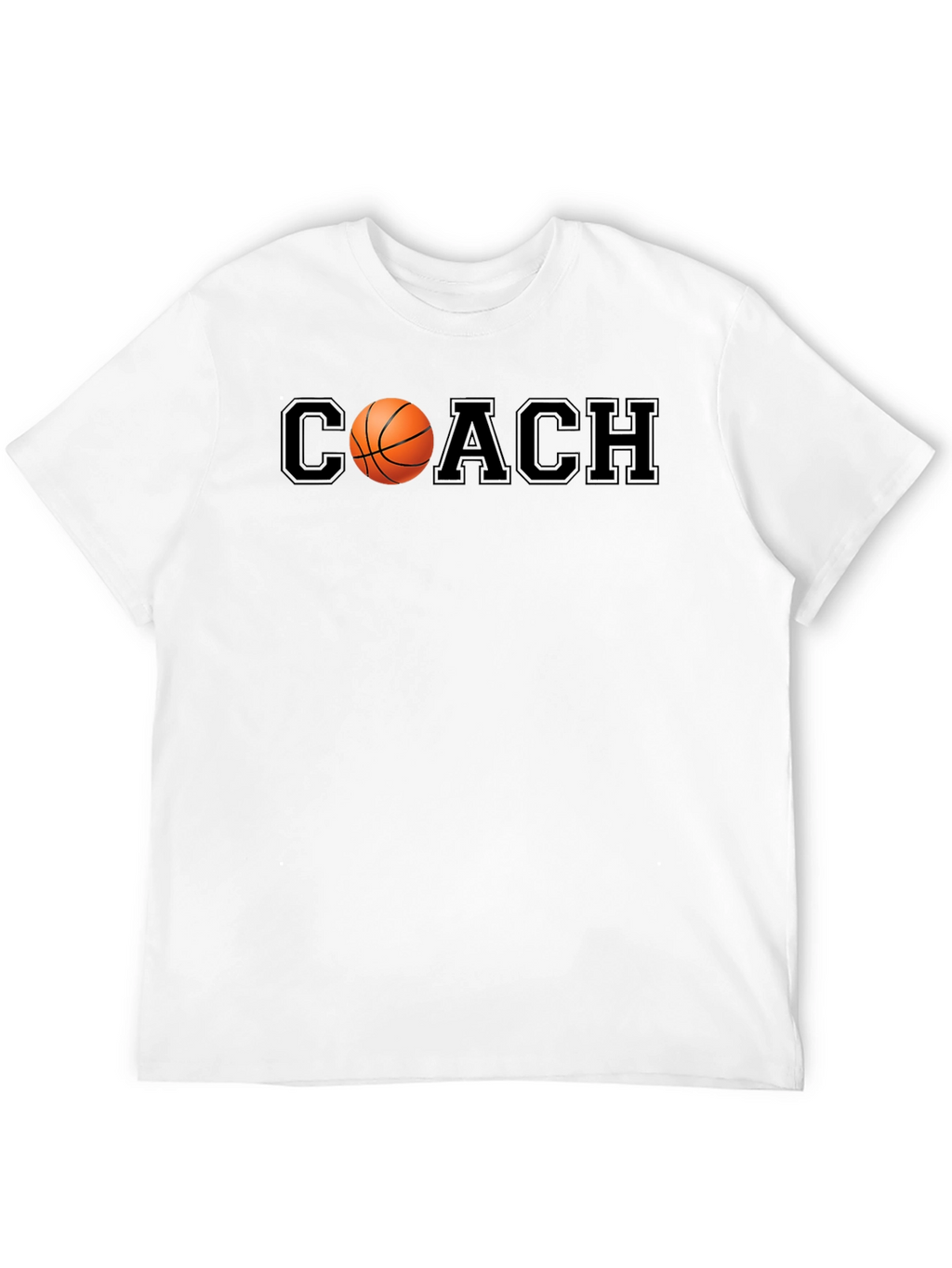 Basketball Coach Graphic Tee - Black