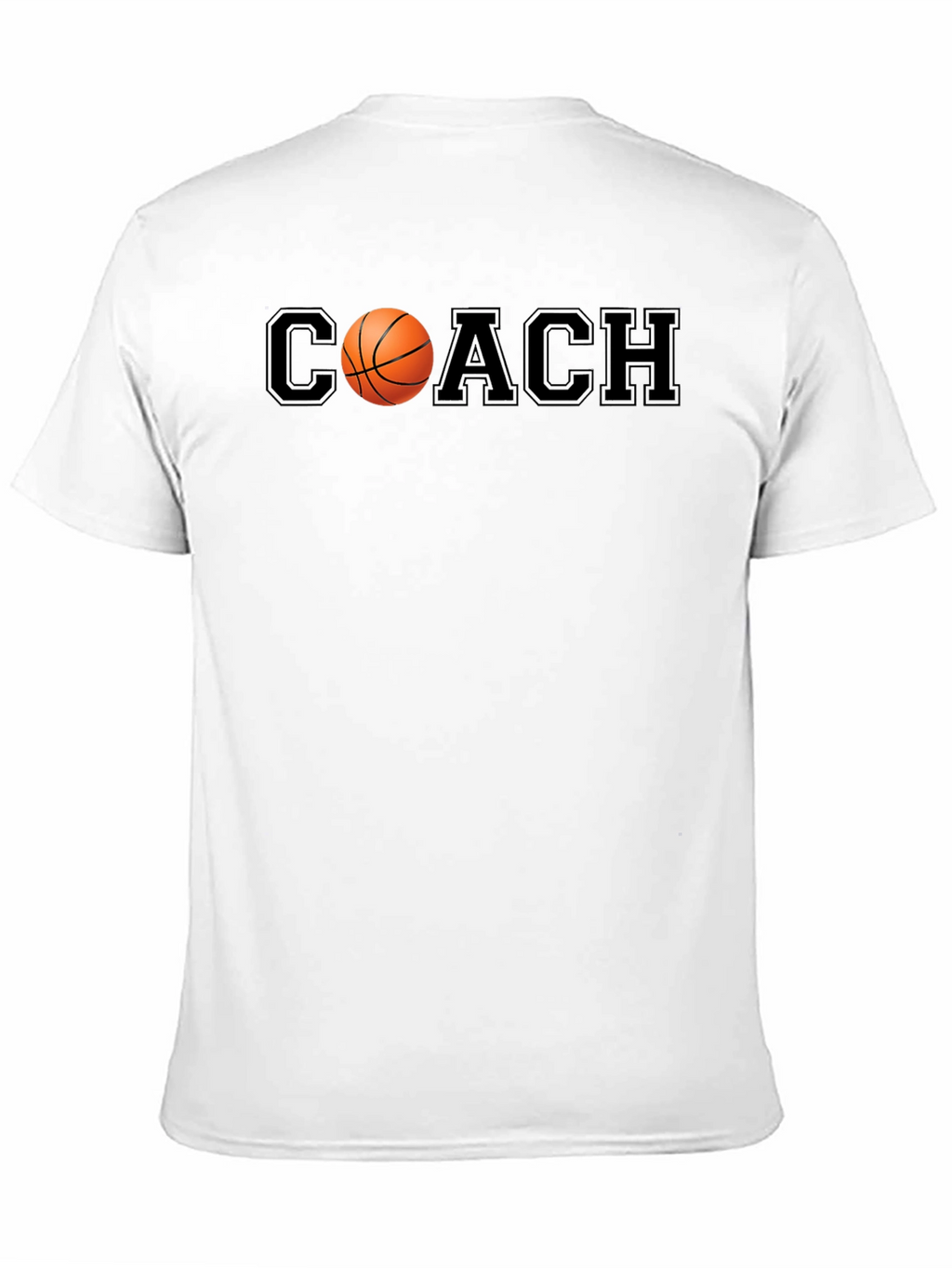 Basketball Coach Graphic Tee - Black