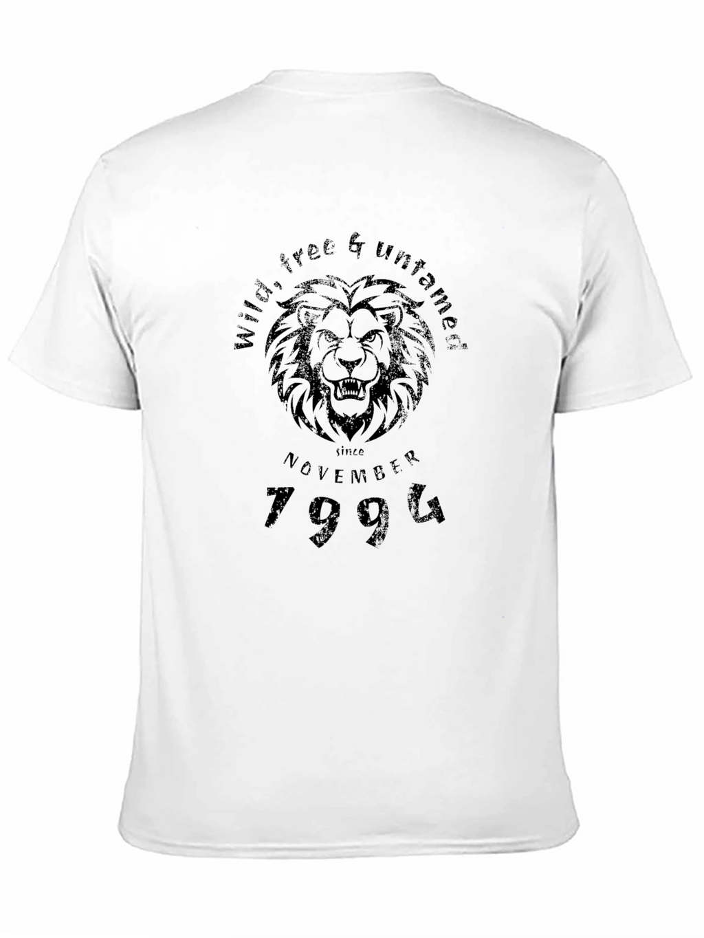 Wild Free Untamed Lion Graphic Tee - November 1994