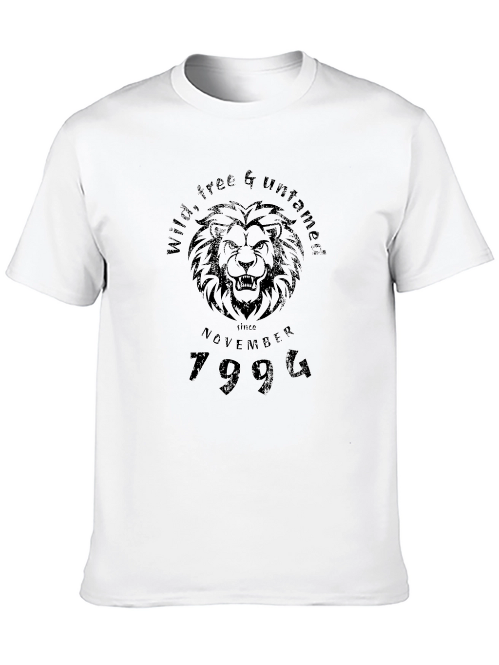 Wild Free Untamed Lion Graphic Tee - November 1994