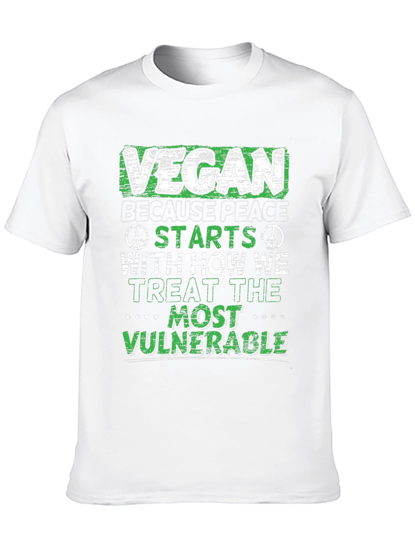 Vegan Peace T-Shirt: Vulnerable Animals
