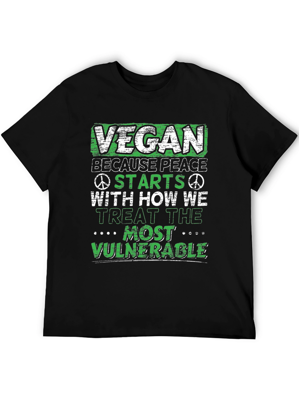 Vegan Peace T-Shirt: Vulnerable Animals