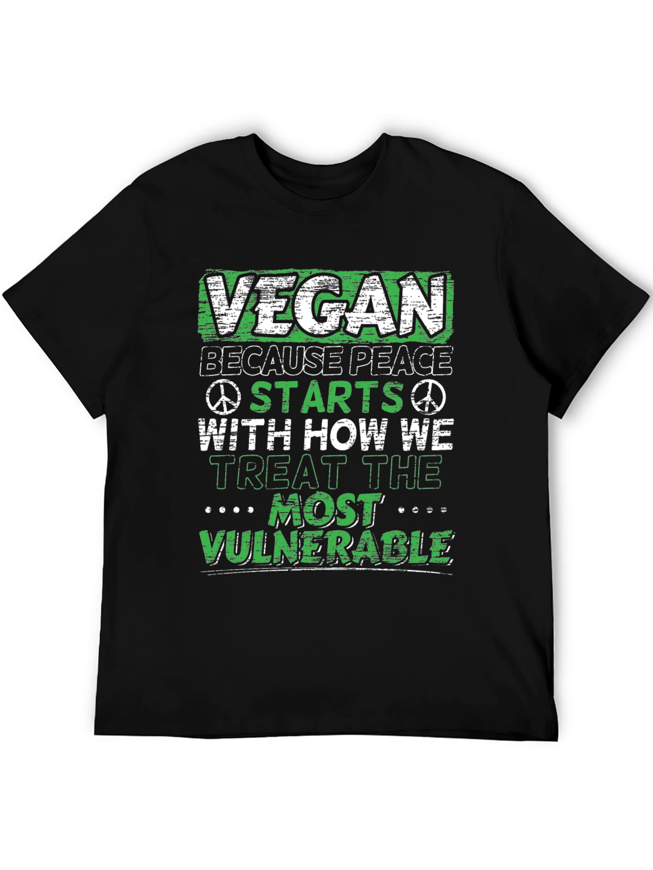 Vegan Peace T-Shirt: Vulnerable Animals
