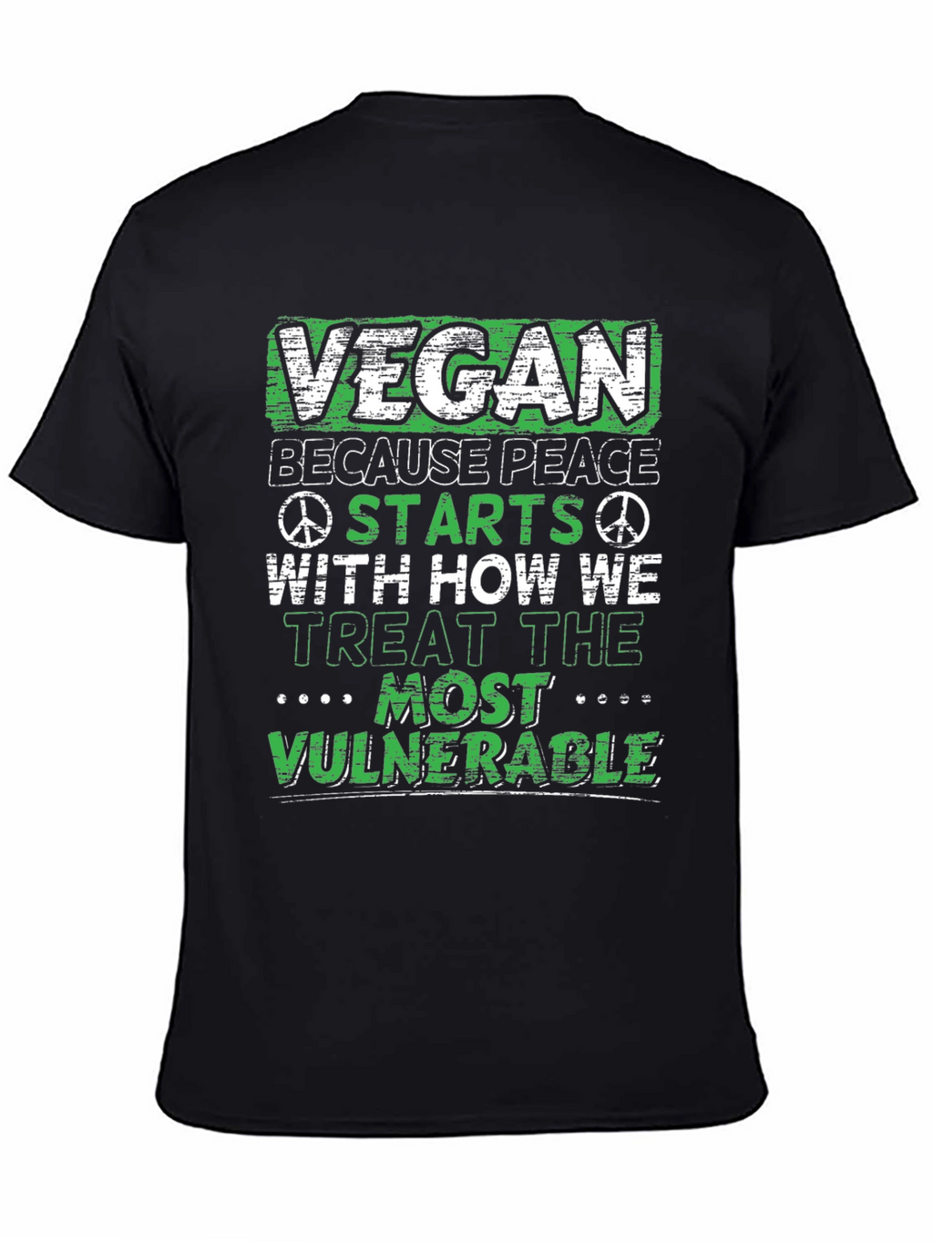 Vegan Peace T-Shirt: Vulnerable Animals