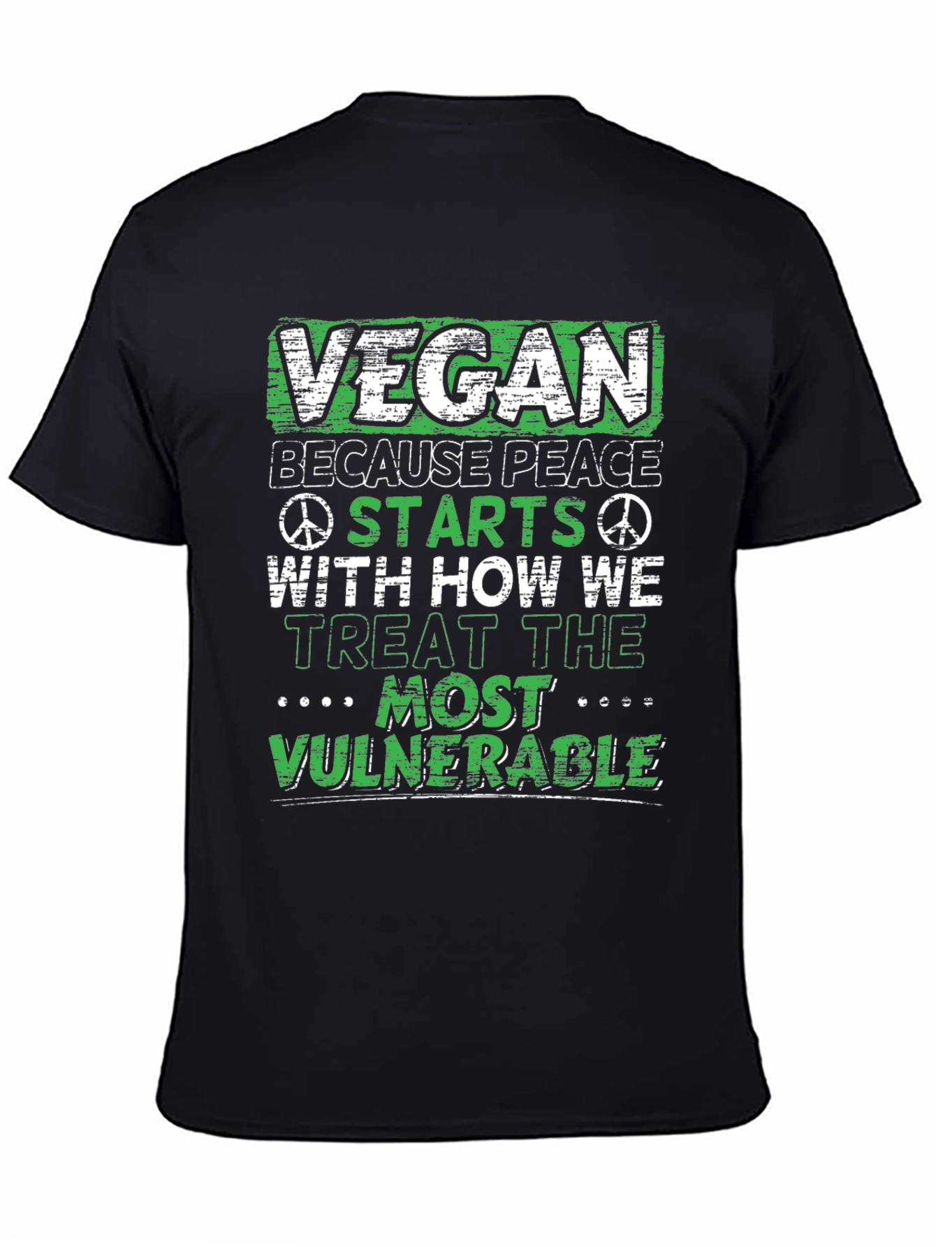Vegan Peace T-Shirt: Vulnerable Animals