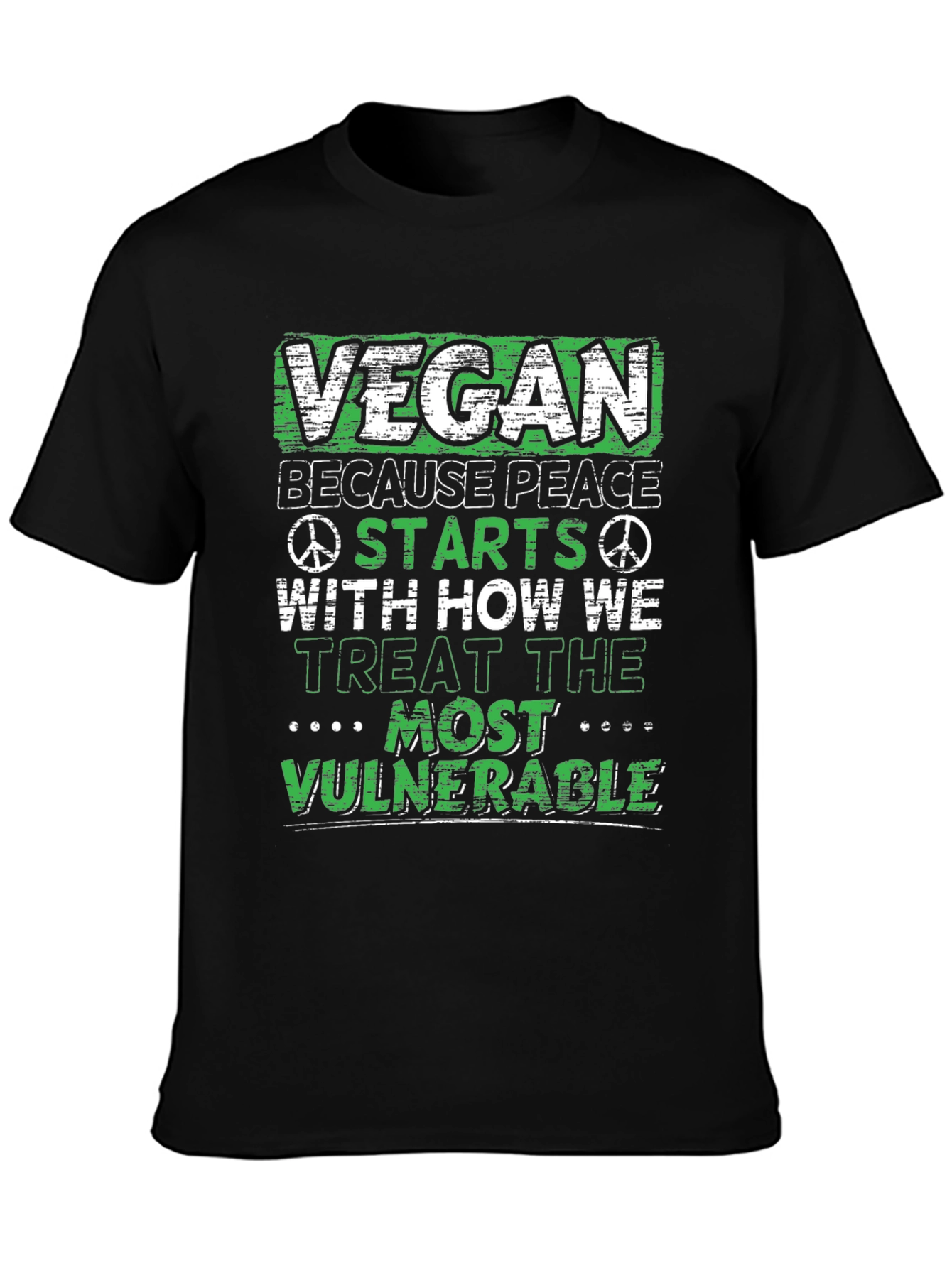 Vegan Peace T-Shirt: Vulnerable Animals