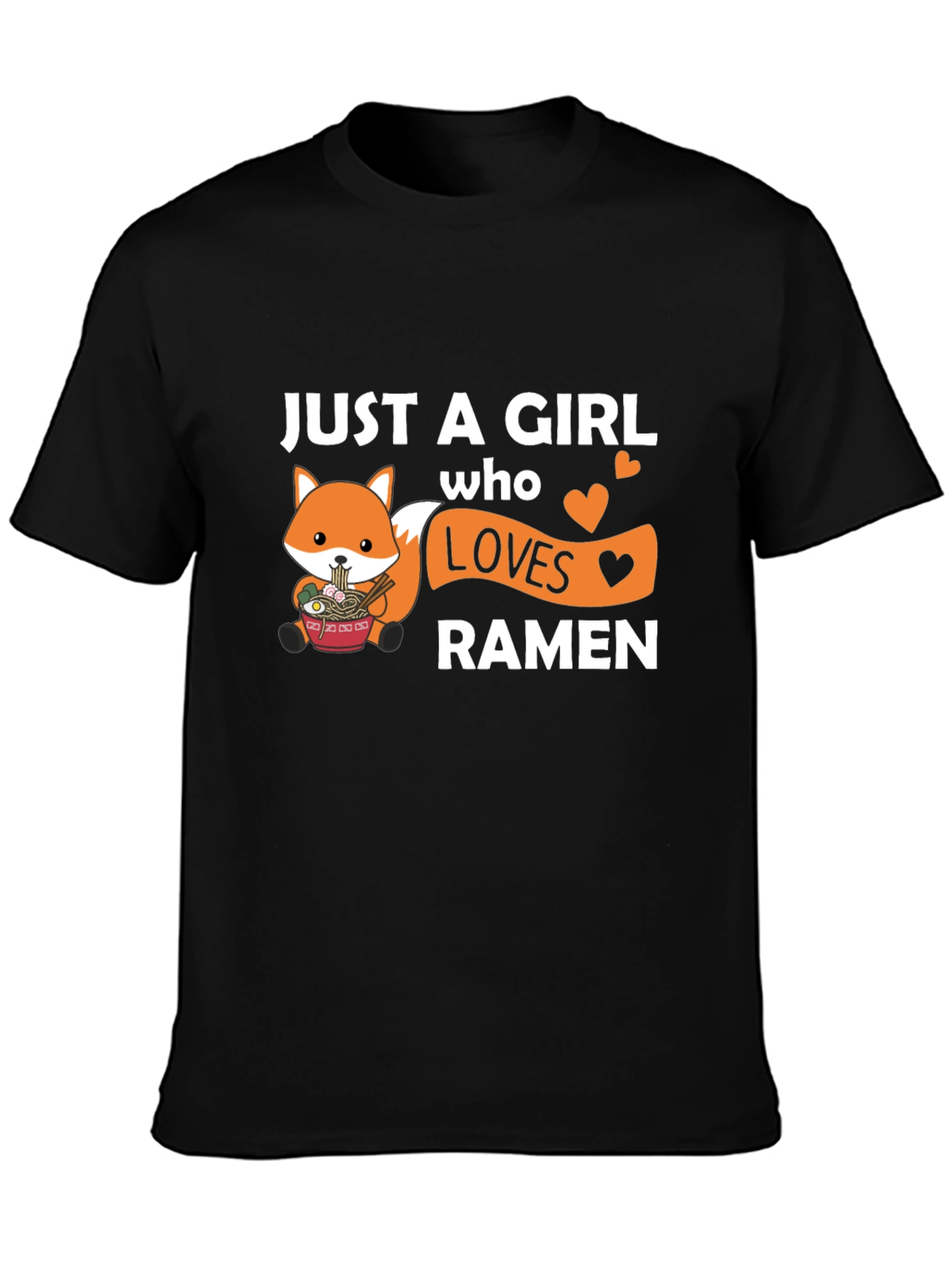 Just a Girl Who Loves Ramen Graphic Tee