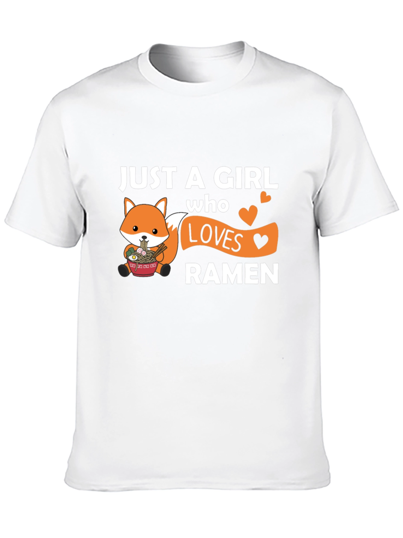 Just a Girl Who Loves Ramen Graphic Tee