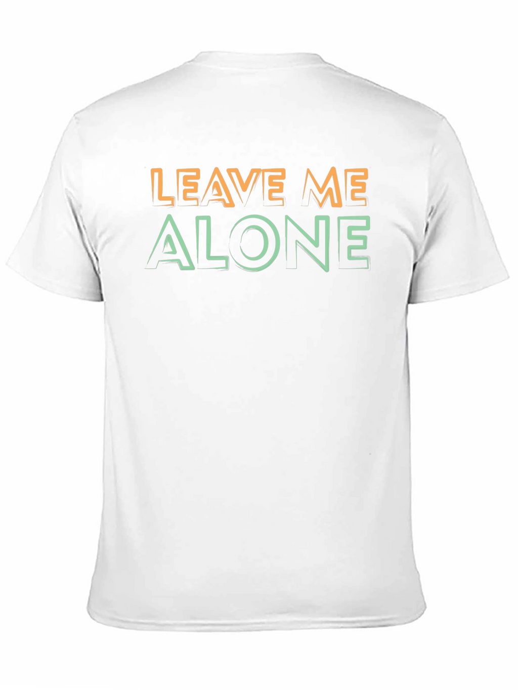 Leave Me Alone Graphic Tee - Black Cotton