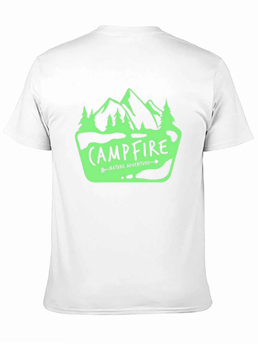 Campfire Nature Adventure Graphic T-Shirt