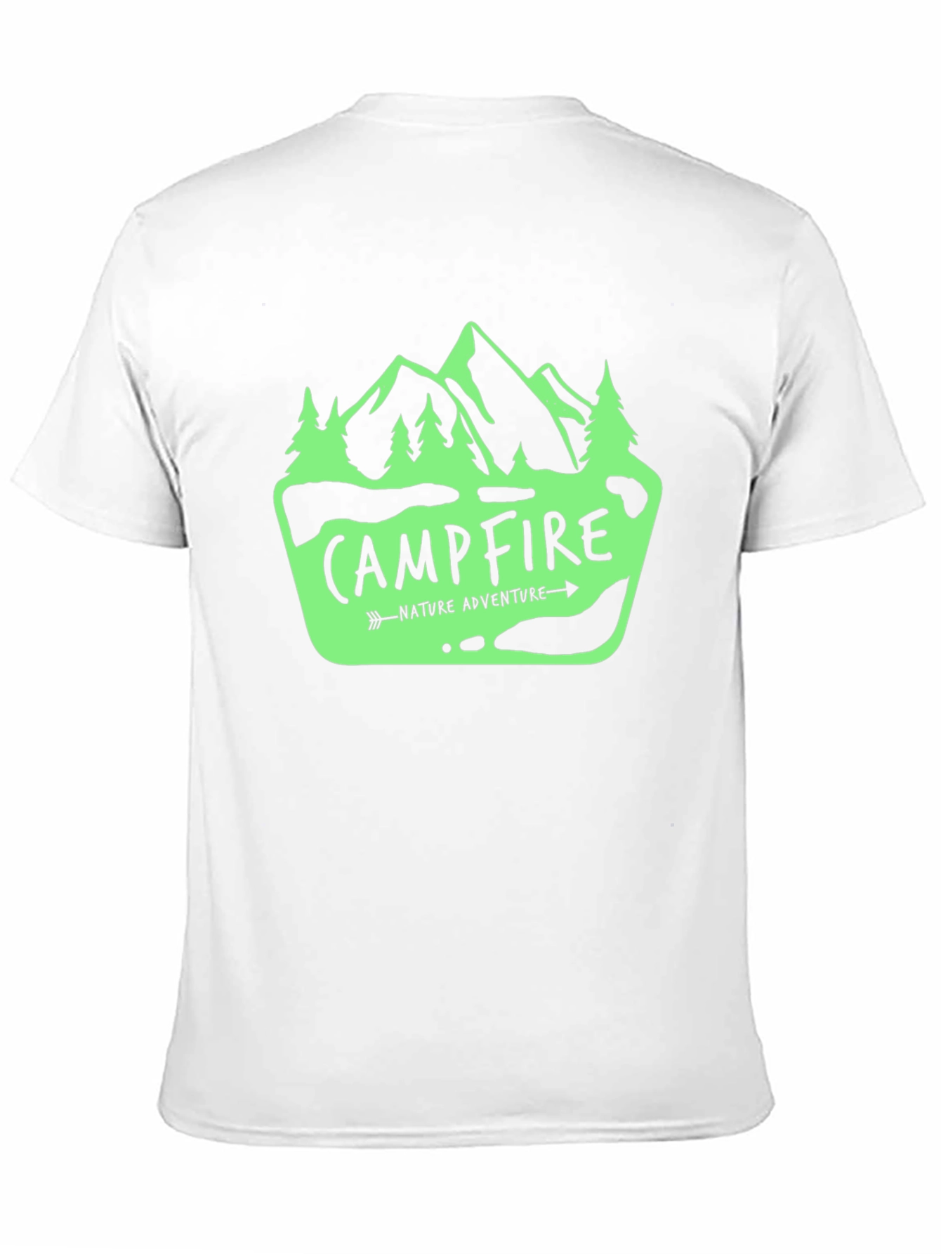 Campfire Nature Adventure Graphic T-Shirt