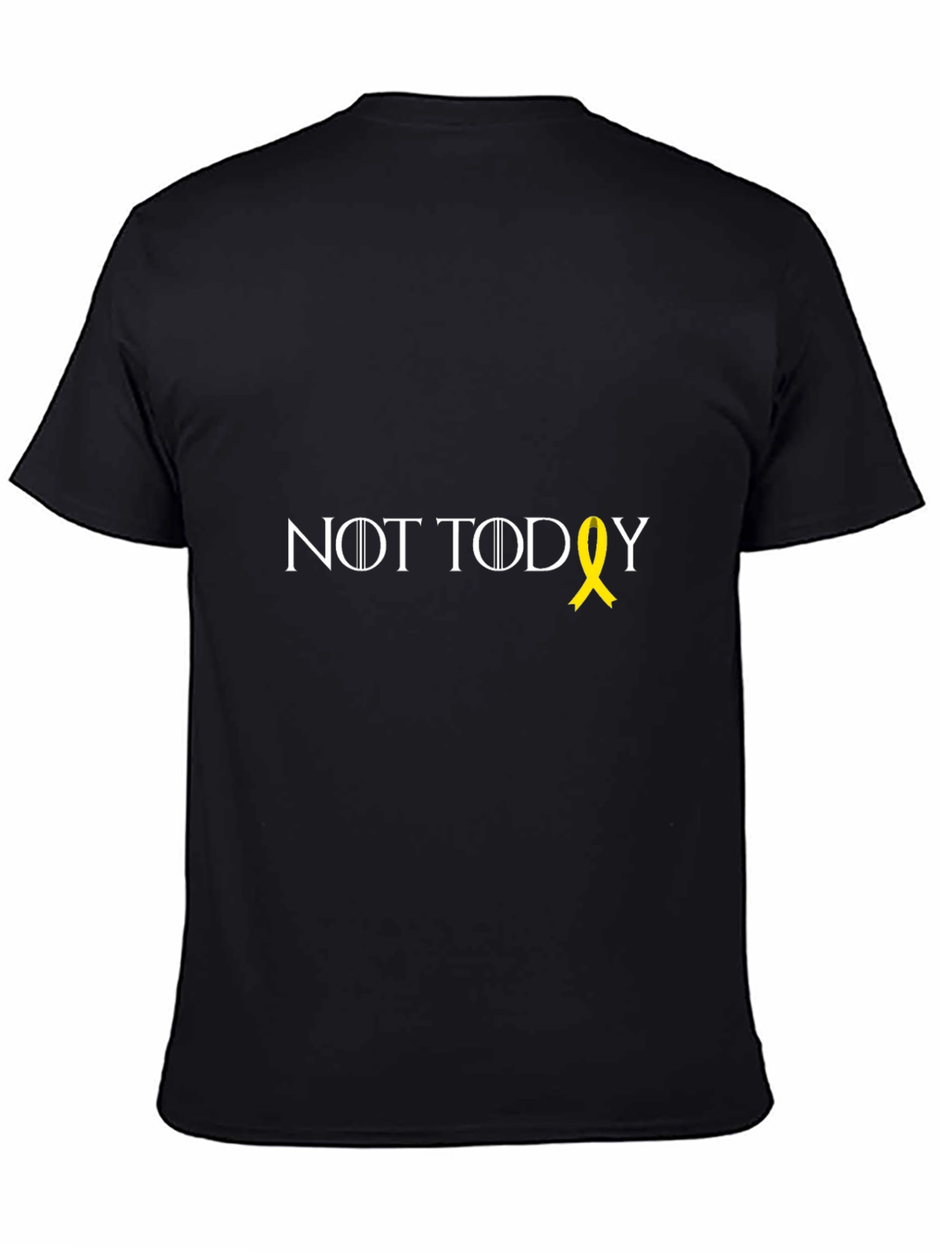 Not Today Graphic Tee - Black Cotton T-Shirt