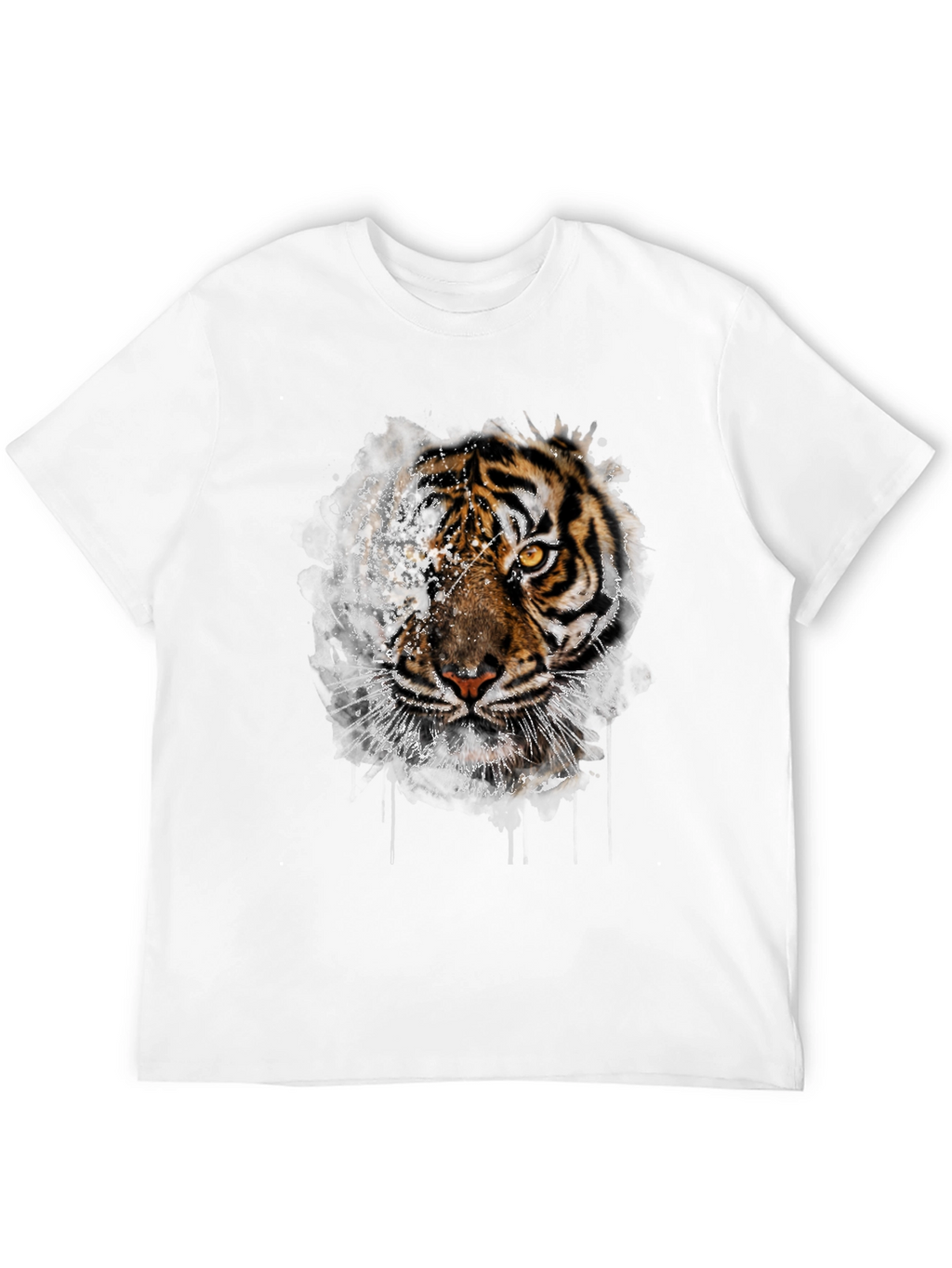 Tiger Graphic Tee - Unique Animal Print T-Shirt