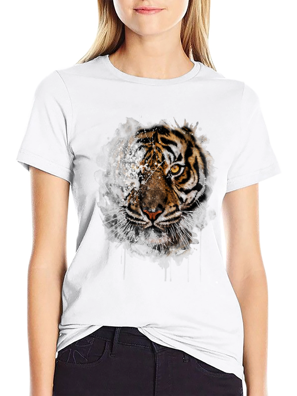 Tiger Graphic Tee - Unique Animal Print T-Shirt