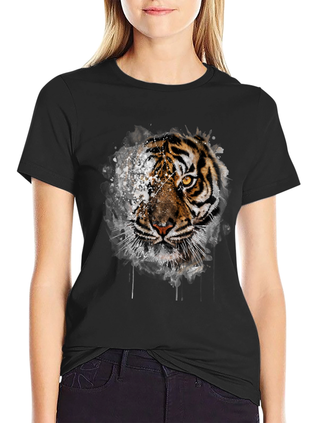 Tiger Graphic Tee - Unique Animal Print T-Shirt