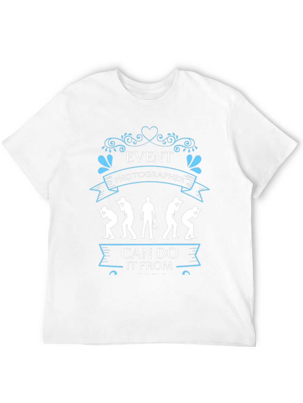 Event Photographer Black Graphic T-Shirt